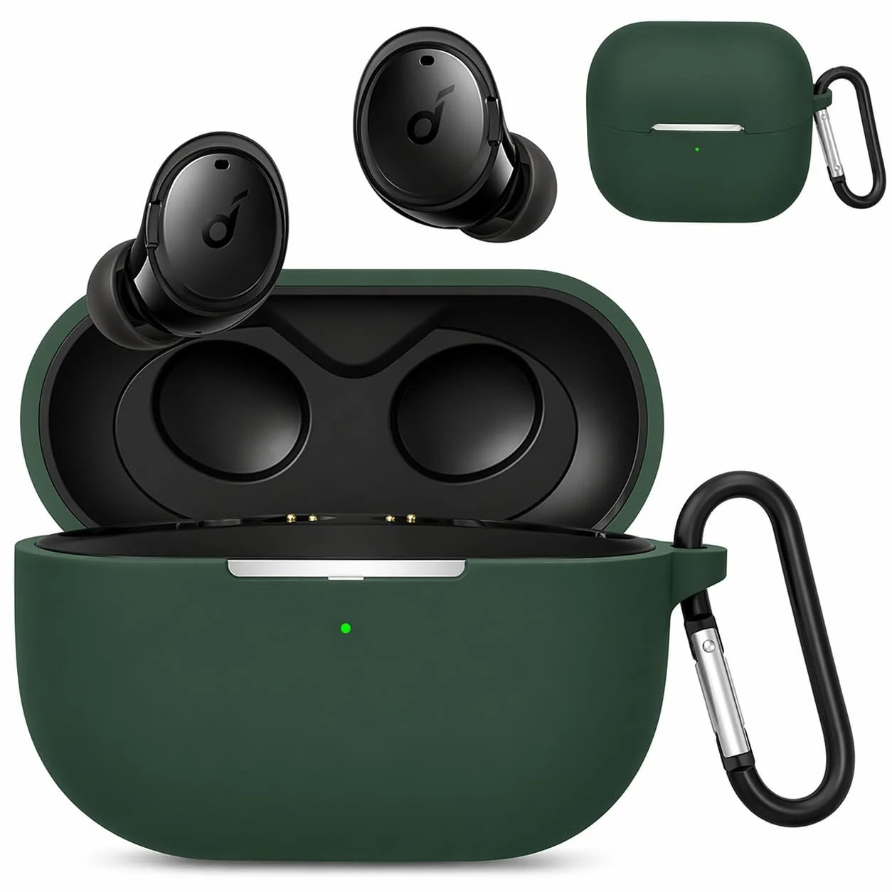 DL3 Mobilak Silicone Cover Case Compatible with Anker Soundcore Life Dot 3i Portable Protective Case Cover With Keychain For Anker Life Dot 3 i