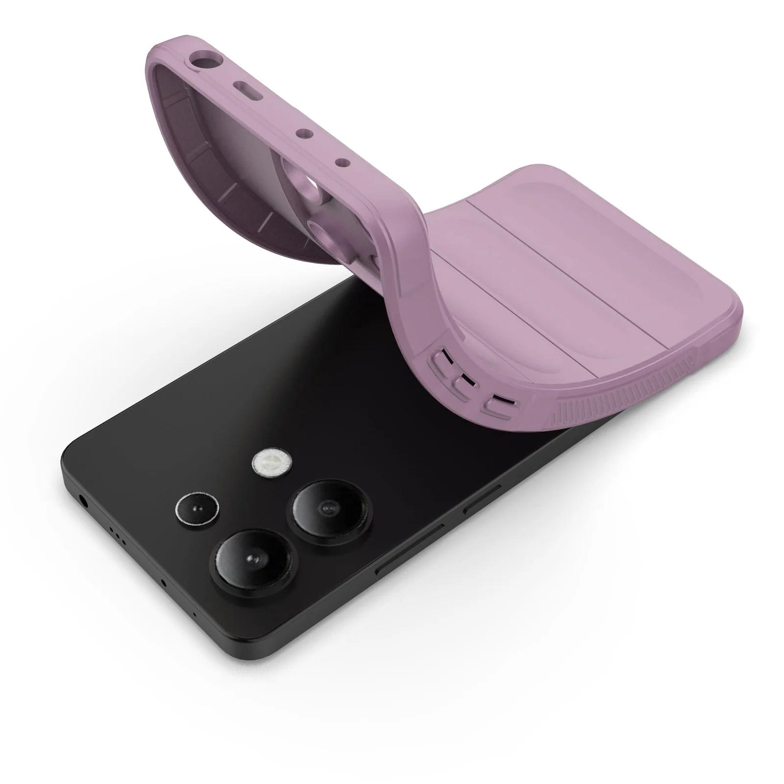 DL3 Mobilak Rugged Protective Case for Xiaomi Redmi Note 13 4G, Camera protection, Shock-absorbing protection, Non-slip grip - Purple