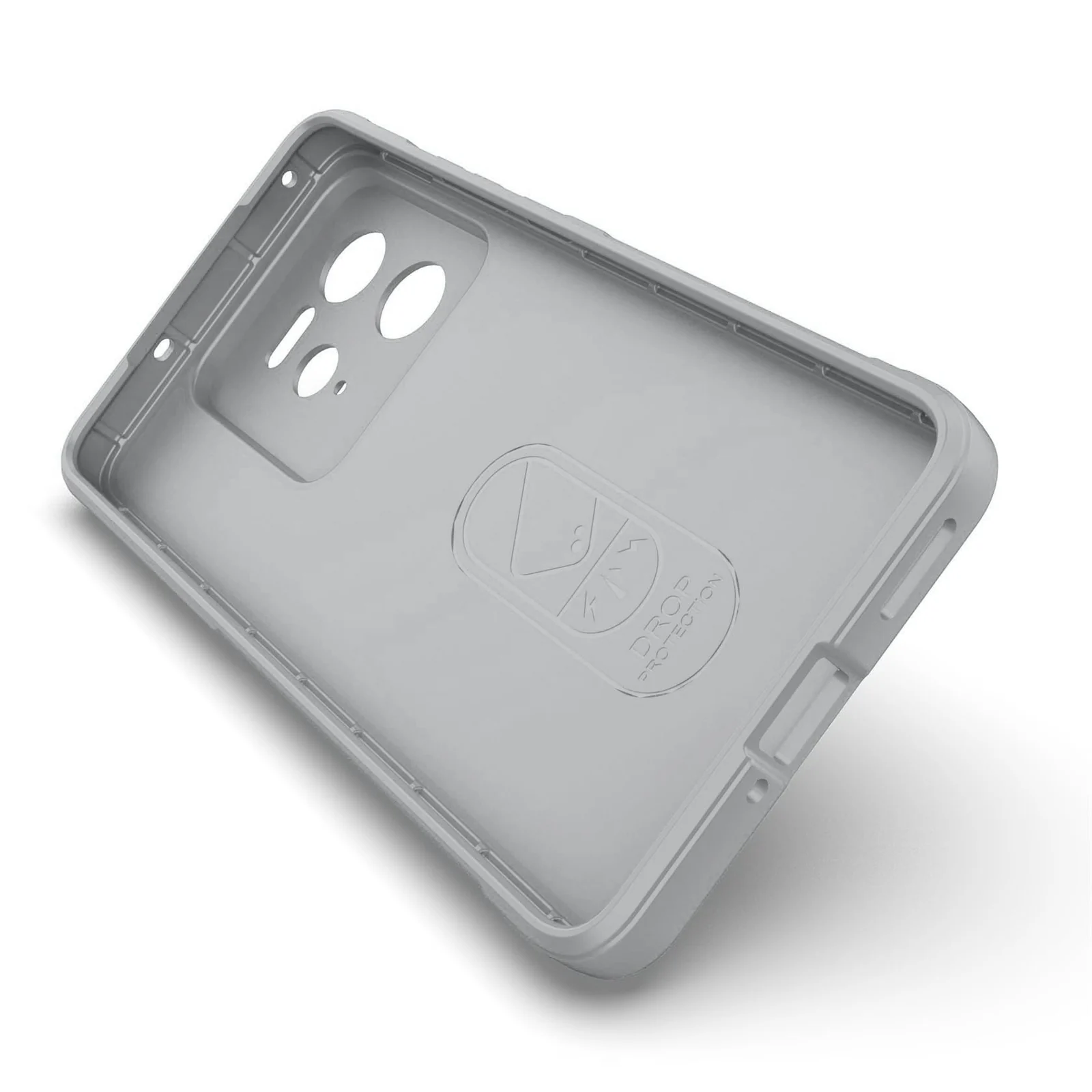 DL3 Mobilak Flexible Silicone and TPU Protective Case with Camera Protection for realme GT 7 Pro 5G - Gray