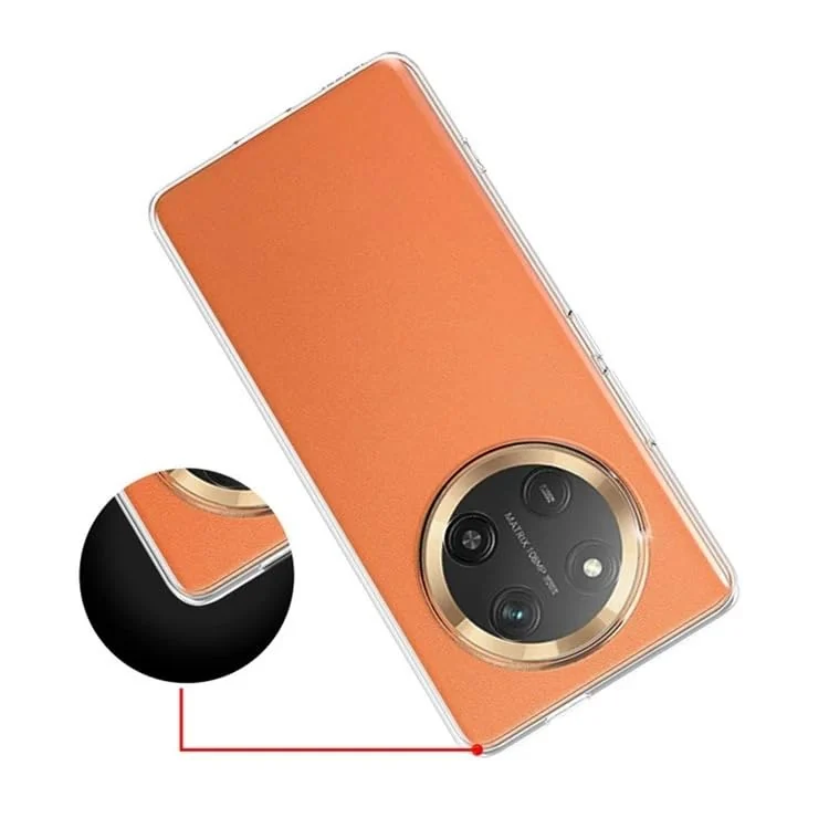 DL3 Mobilak Case Compatible with Honor X9C, Case Crystal Soft TPU Gel Case Flexible Silicone Anti-Scratch Camera Protection TPU Cover - Clear