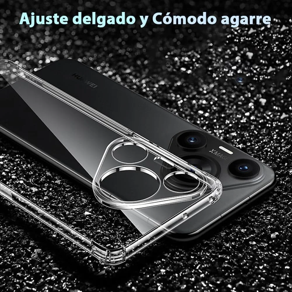 DL3 Mobilak Clear TPU Protective Case for Pura 70 Pro+ 5G with Camera Protection and Shockproof Design - Clear