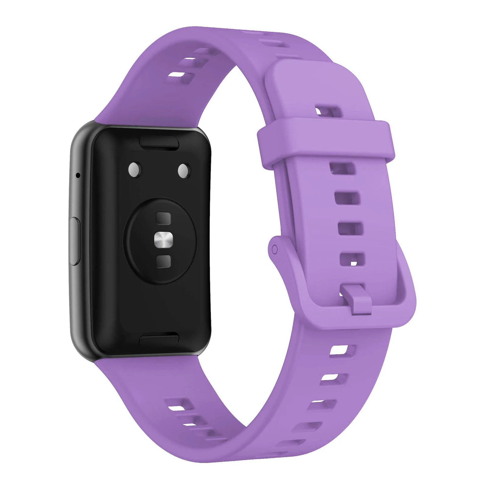 DL3 Mobilak Silicone Strap for Huawei Watch Fit, Soft Band Ultra-Light Waterproof Durable Adjustable Replacement Wristband - Purple