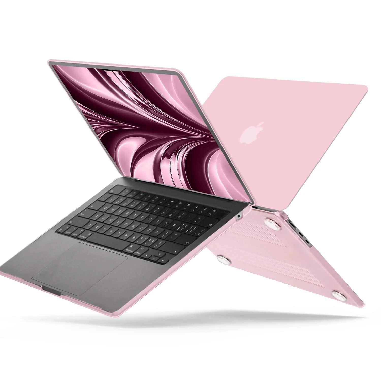 DL3 Mobilak Compatible with MacBook Pro 15 inch Case with Retina Display Older Version A1398 Release 2015 2014 2013 2012, Protective Plastic Hard Shell Case Cover - Baby Pink