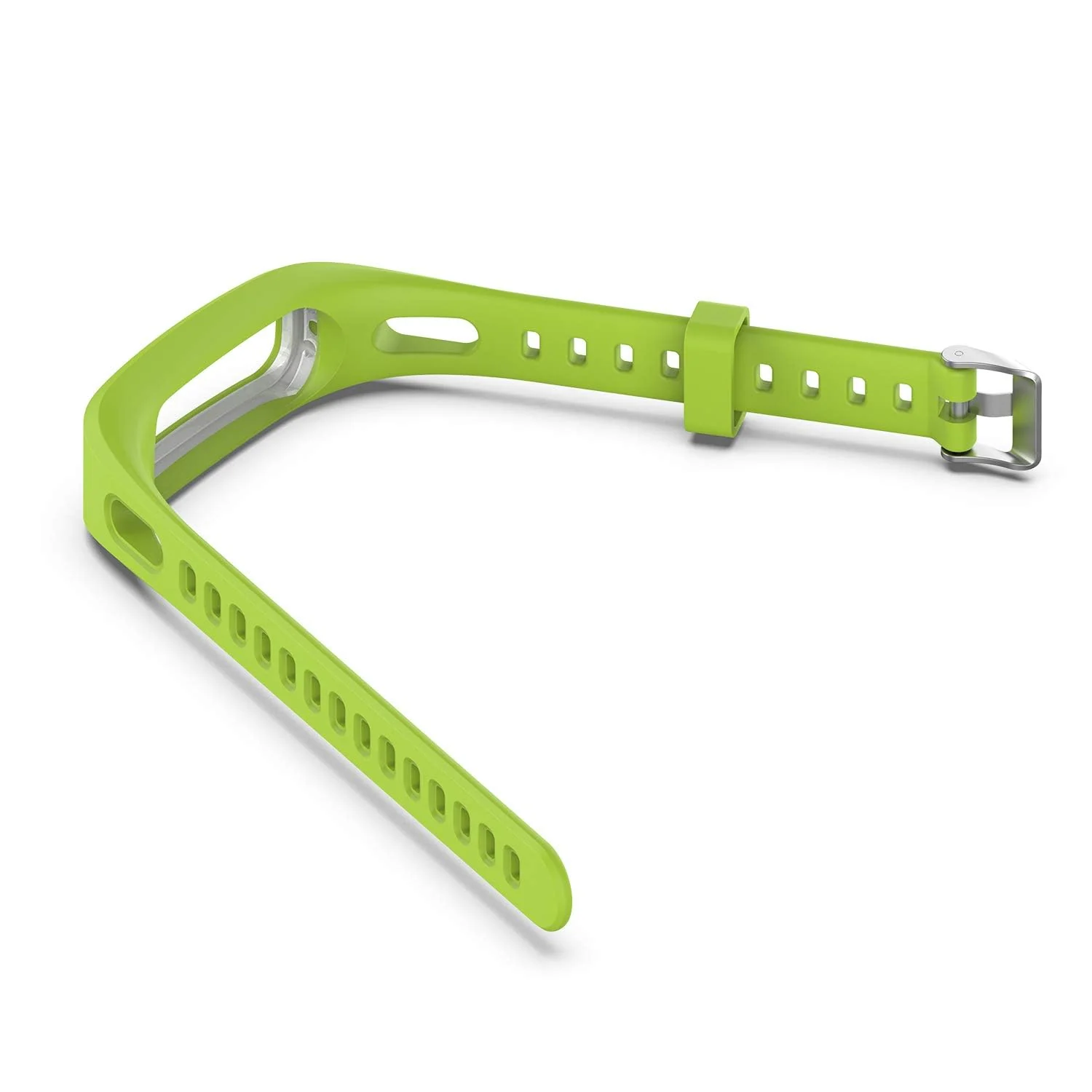 DL3 Mobilak Silicone Watch Band Strap Compatible for Huawei Honor Band 4 Running Version/Huawei Band 3e/ Band 4e Smart Watch Bracelet Replacement - Lime