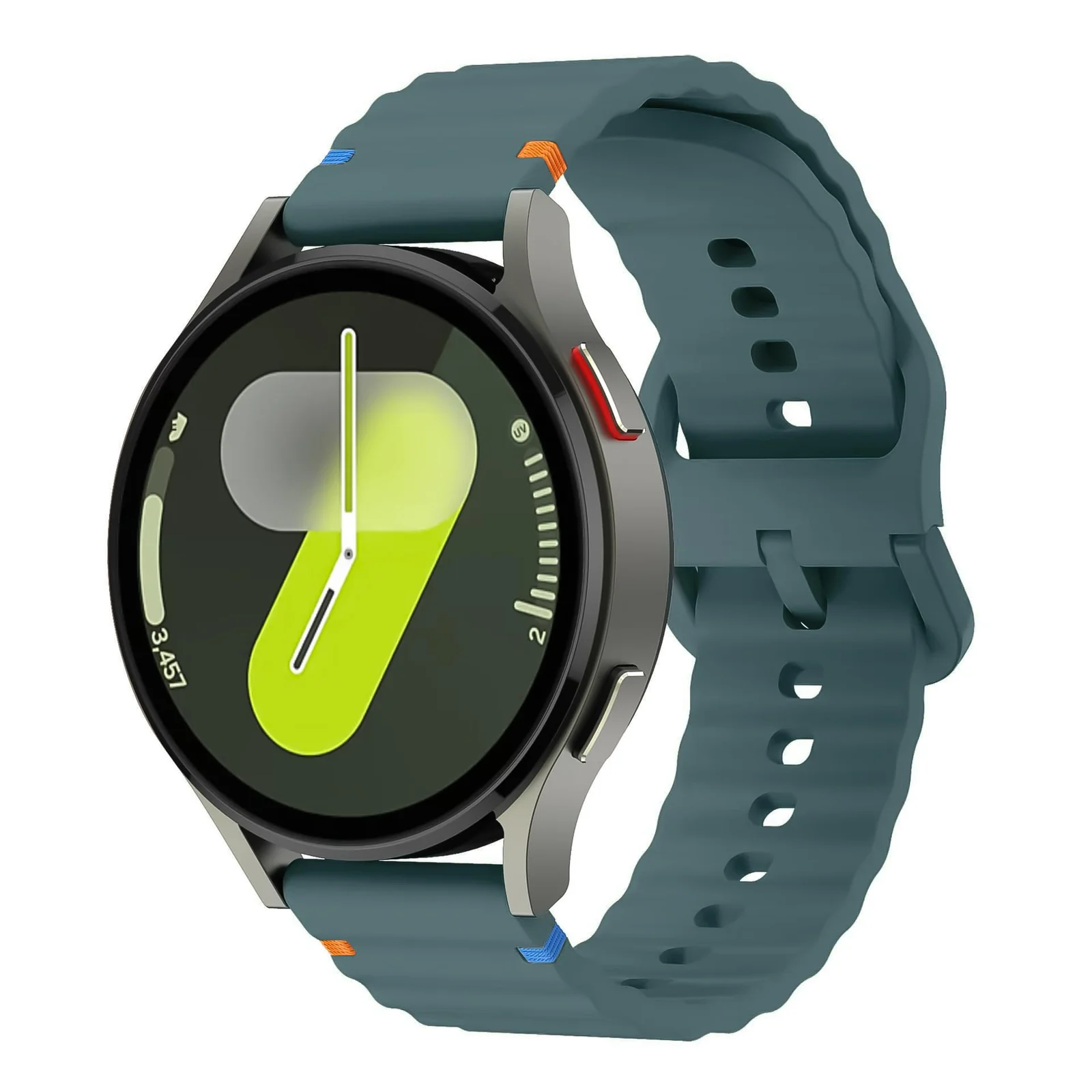 DL3 Mobilak Silicone Sport Band 22MM Strap For Xiaomi Redmi Watch 5 Actie/5 Lite/Samsung Galaxy Watch 3 45mm/Watch 46mm/Gear S3/Huawei watch GT5 GT4 GT3 GT2 GT 46MM/GT2E/GT3 Pro GT 5 Pro - Olive