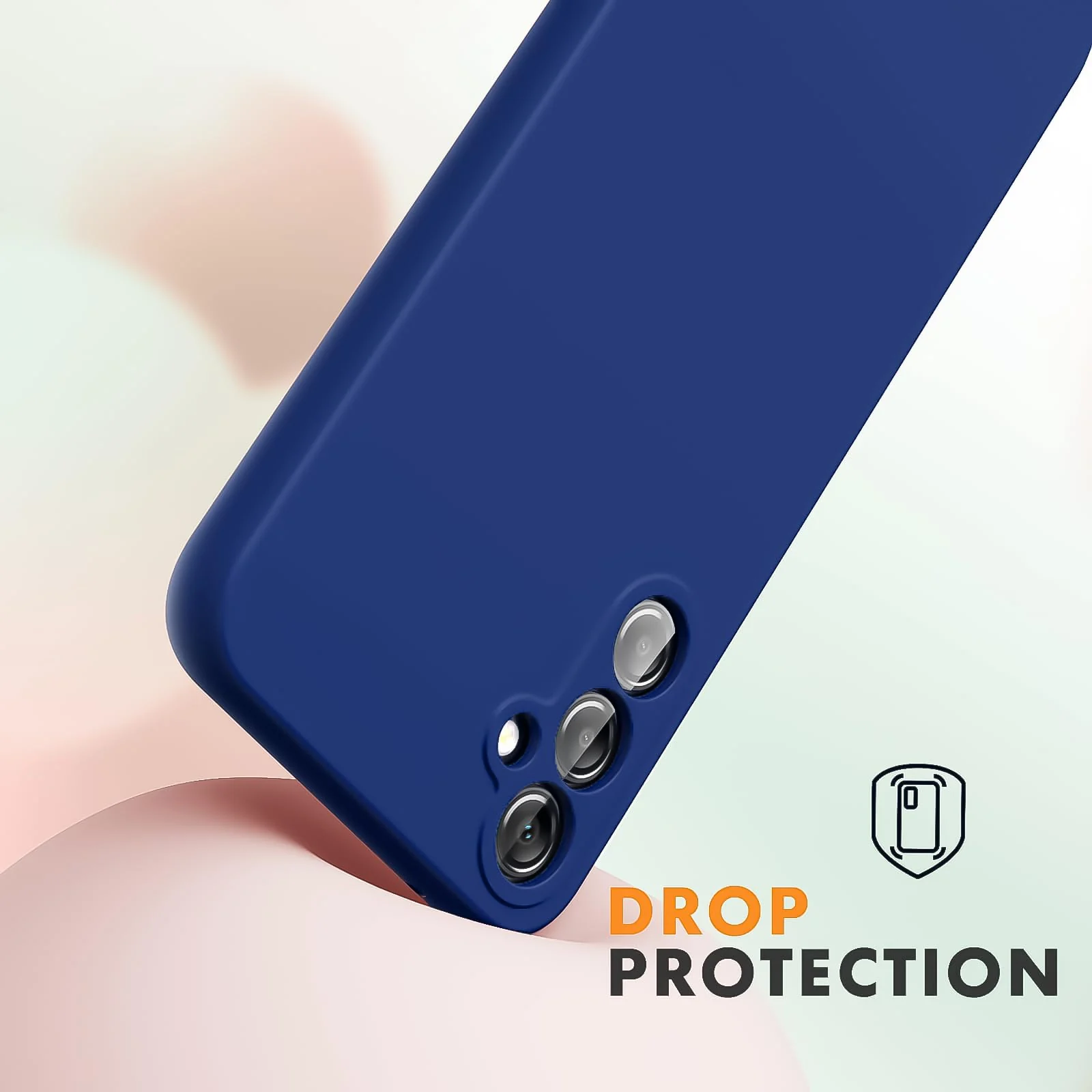 DL3 Mobilak Soft Silicone Gel Bumper Case for Samsung Galaxy A24 4G - Blue 2
