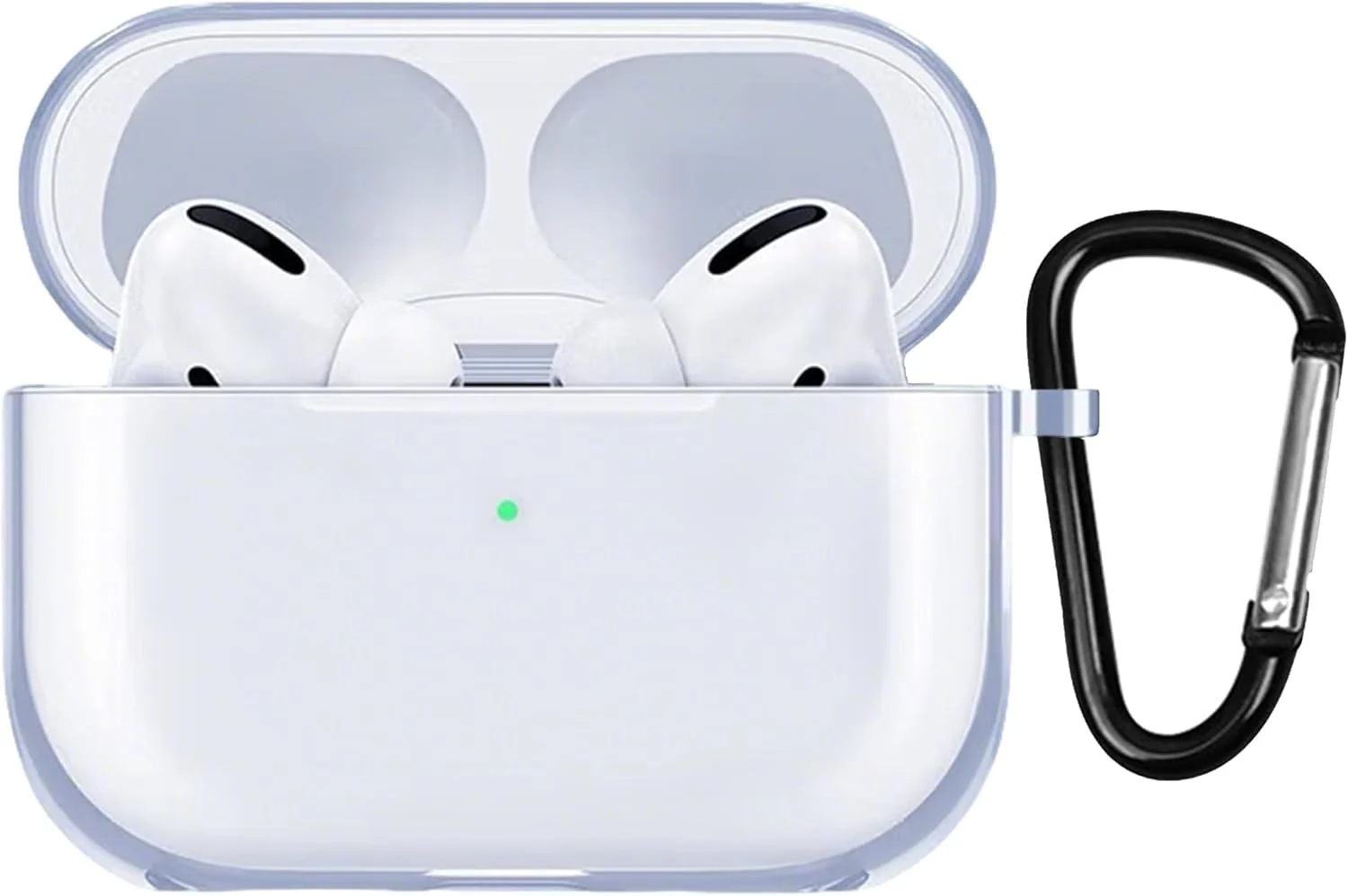 DL3 Mobilak AirPods Pro 3 2025 Case Soft TPU Protective Cover [Front LED Visible][Anti-Yellowing], TPC Protective Case With Lanyard, Compatible with AirPods Pro 3 2025 - Clear