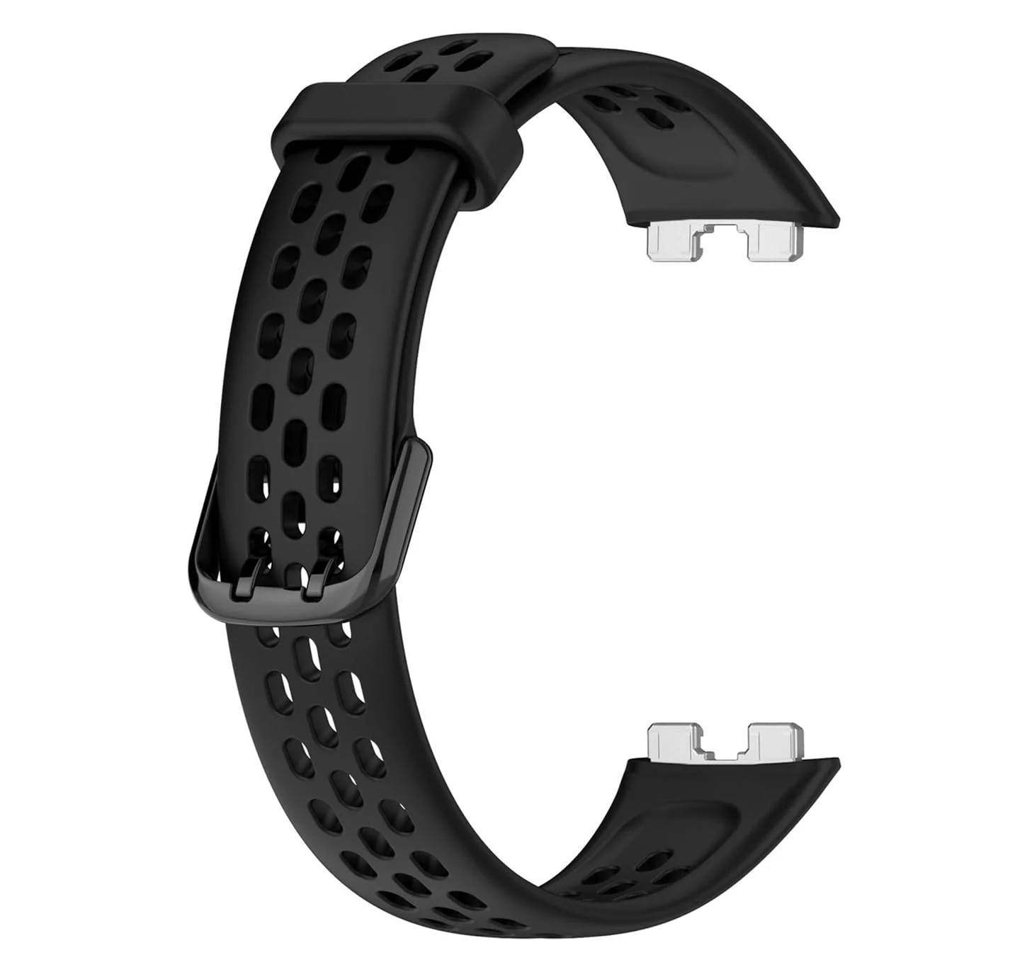 DL3 Mobilak Strap for HUAWEI Band 9 / HUAWEI Band 8 Replacement Band, Silicone Belt, Soft, Waterproof, Sweatproof, Easy to Put on and Take Off, HUAWEI Band 8/Band 9 Replacement Strap, Sport Band - Black
