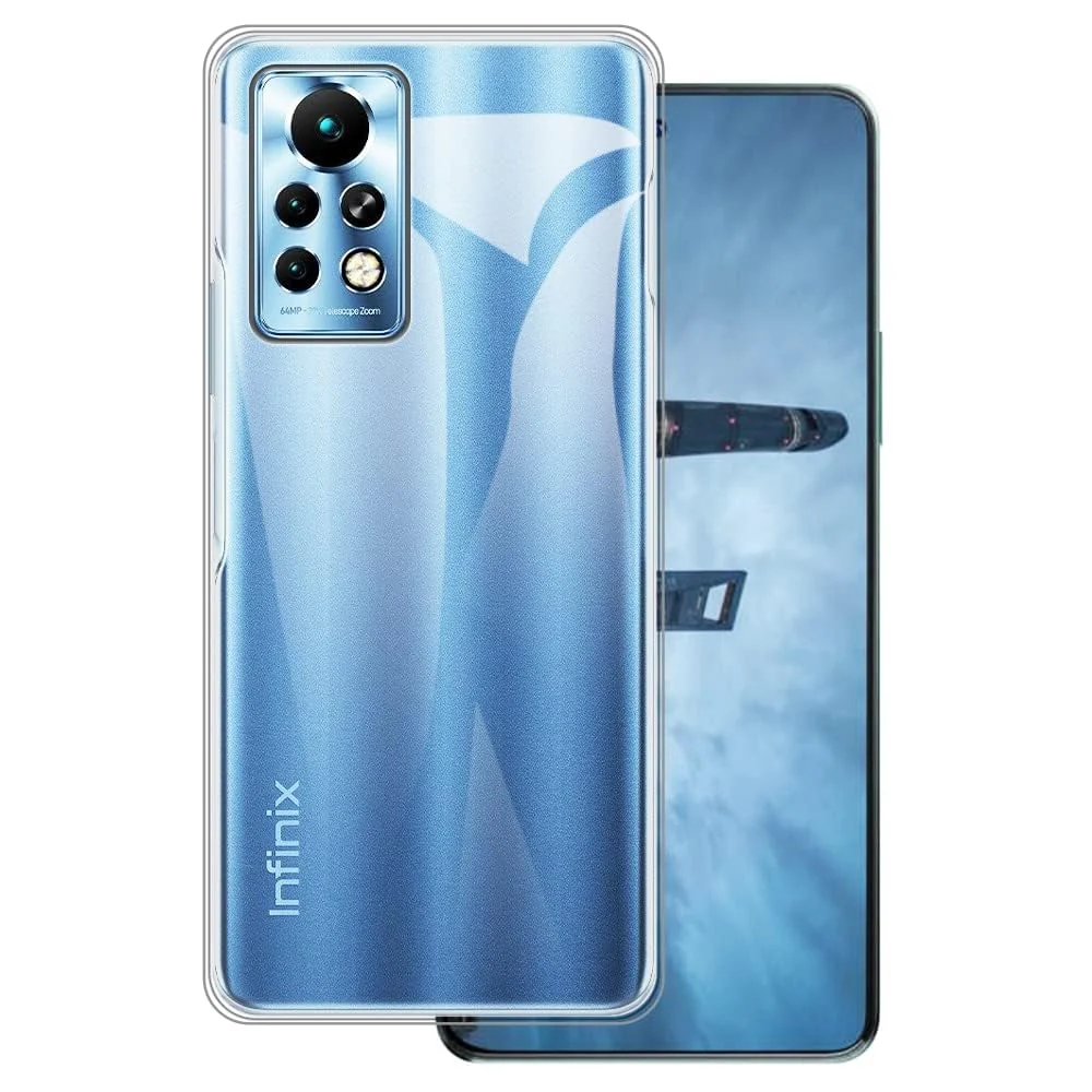 DL3 Mobilak Case Compatible with Infinix Note 11 Pro/Note 11S Case Crystal Soft TPU Gel Case Flexible Silicone Anti-Scratch Camera Protection TPU Cover - Clear