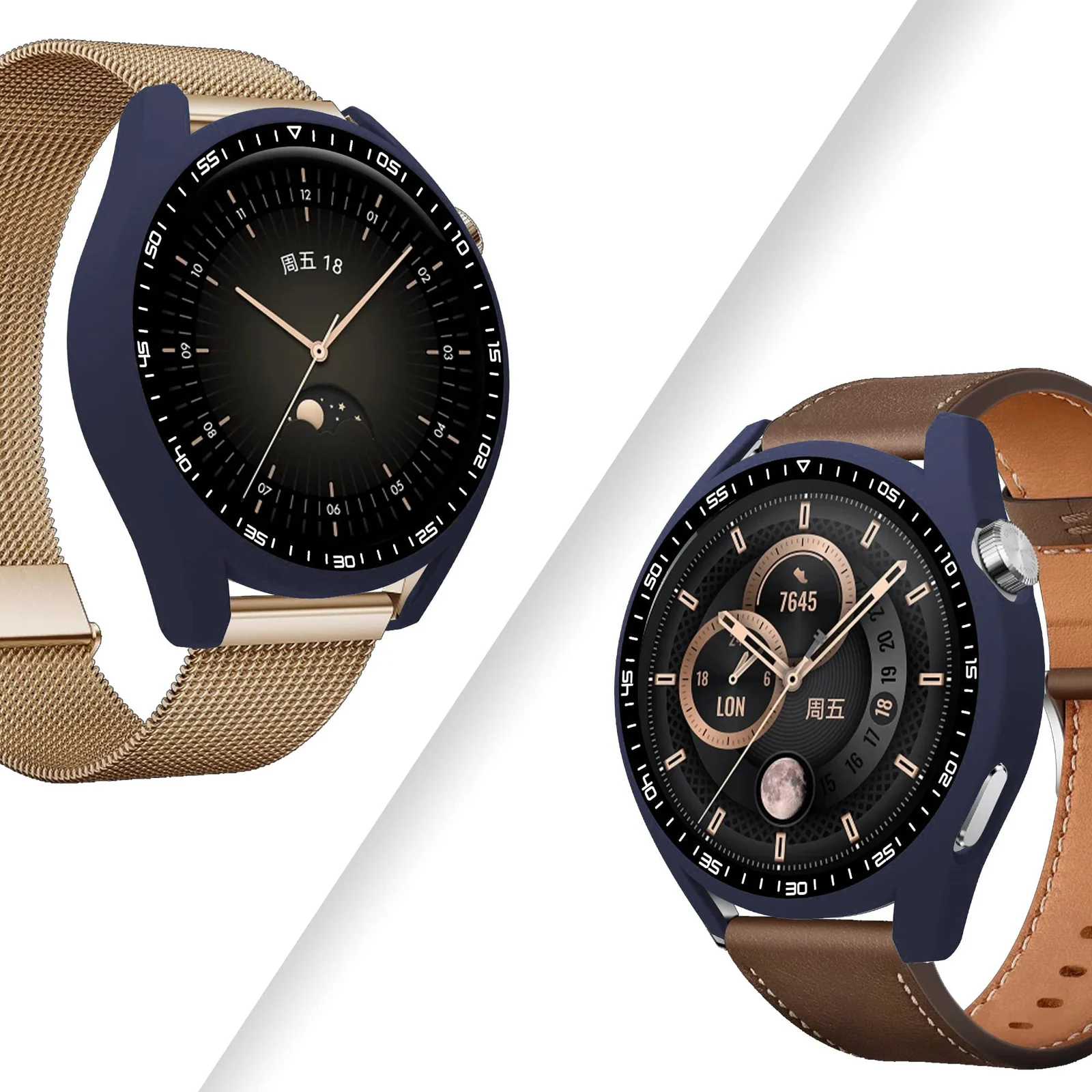 DL3 Mobilak PC Protective Case for Huawei Watch GT3 46mm - Blue
