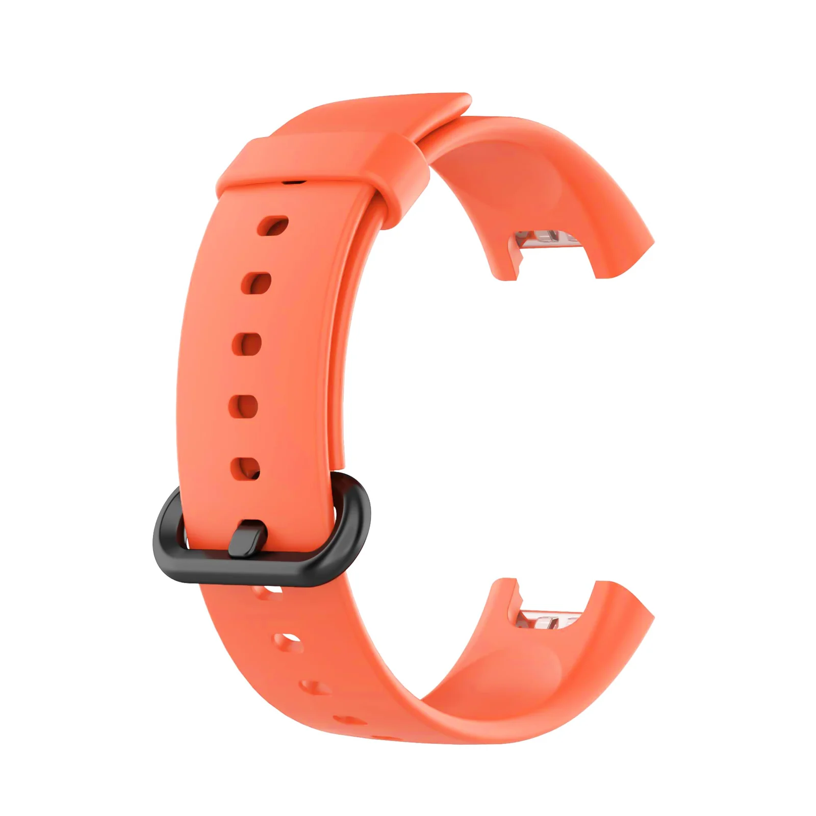 DL3 Mobilak Smart Watch Strap for Xiaomi Mi Watch Lite, Sport Silicone Watch Band Wrist Strap, Replacement Bracelet Wristband Wrist Strap for Xiaomi Mi Watch Lite/Redmi Watch Accessories - Neon Orange
