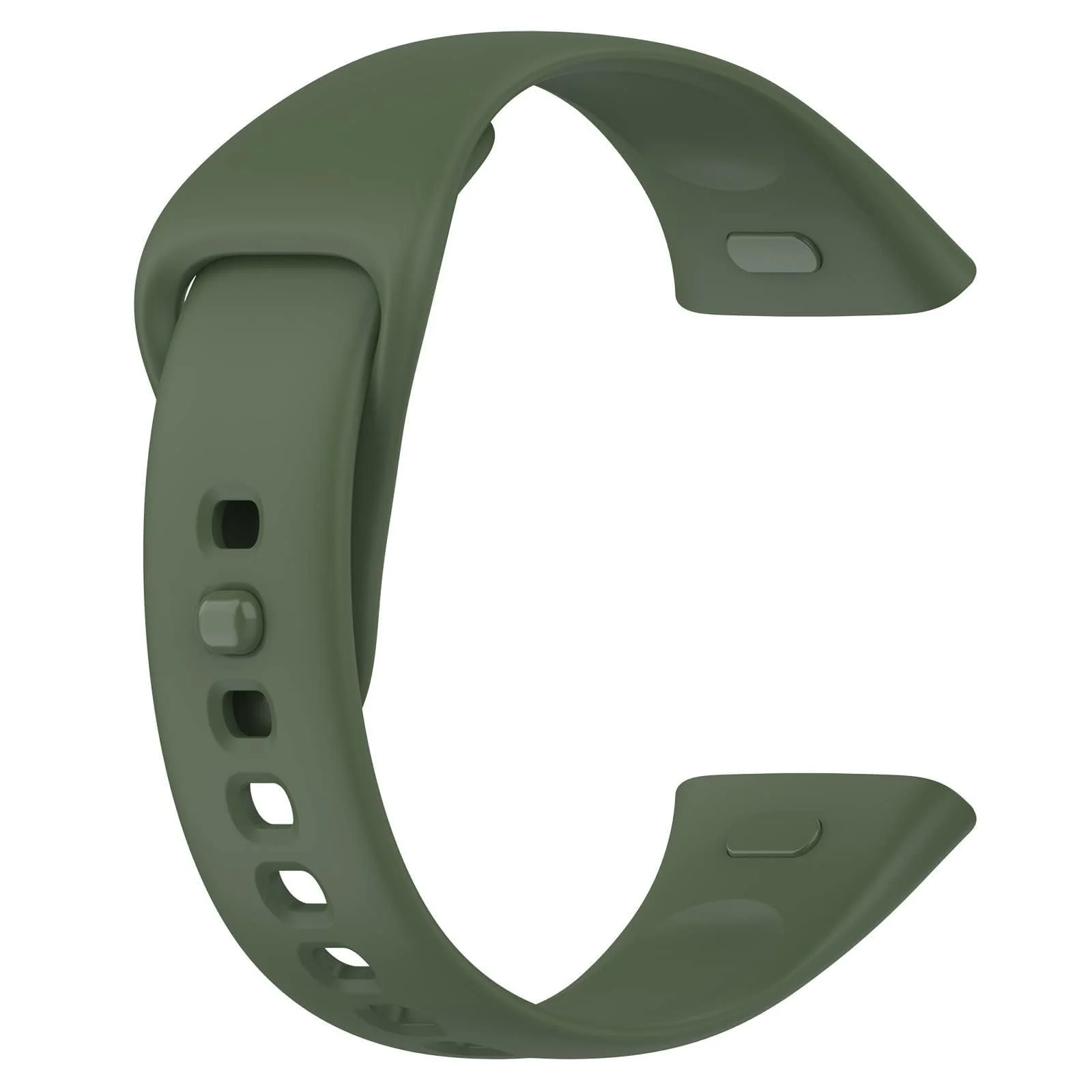 DL3 Mobilak Strap Watch Silicone Compatible With Xiaomi Redmi Watch 3, Sport Silicone Watch Band Wrist Strap, Bracelet Wristband Wrist Strap for Redmi Watch3 - Dark Green