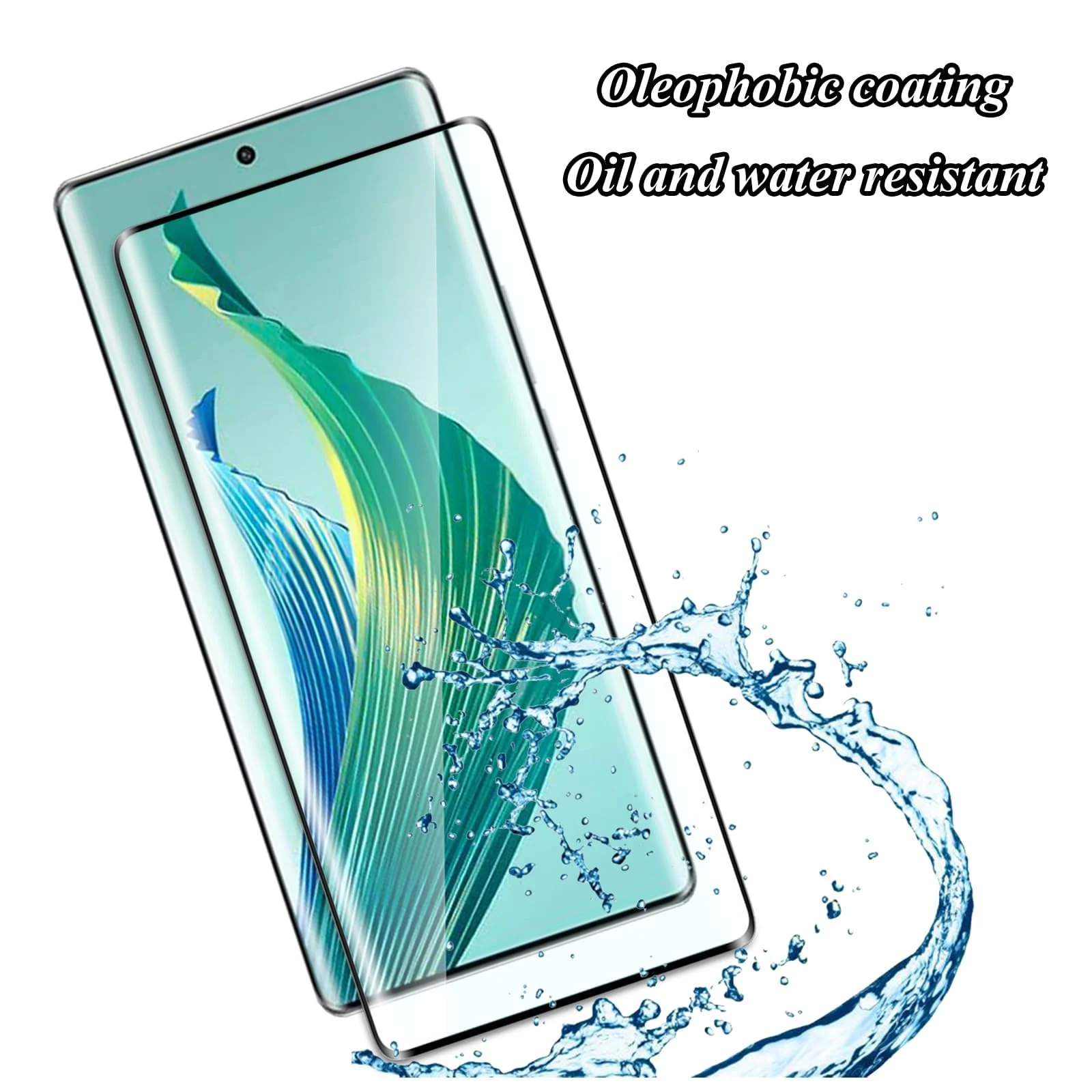 DL3 Mobilak Screen Protector for Honor X9A, Tempered Glass Screen Saver Premium HD Protective, Scratch Resistant, NO-Bubble, 9H Hardness, Full Coverage Film - Clear