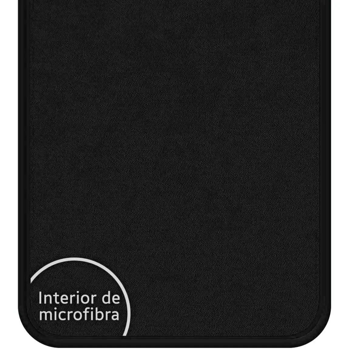 DL3 Mobilak Liquid Silicone Protective Case for OPPO A79 5G with Microfiber Lining and Shockproof Design - Black