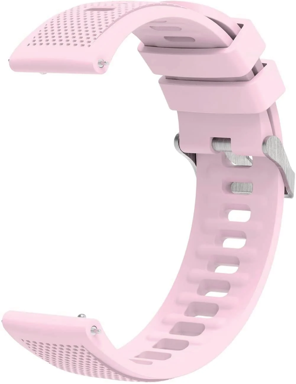 DL3 Mobilak Silicone Buckle Band 22MM Strap For Xiaomi Redmi Watch 5 Active/5 Lite/Samsung Galaxy Watch 3 45mm/Watch 46mm/Gear S3/For Huawei watch GT5 GT4 GT3 GT2 GT 46MM/GT2E/GT2 Pro/GT 3 Pro/GT5 Pro - Pink Sand