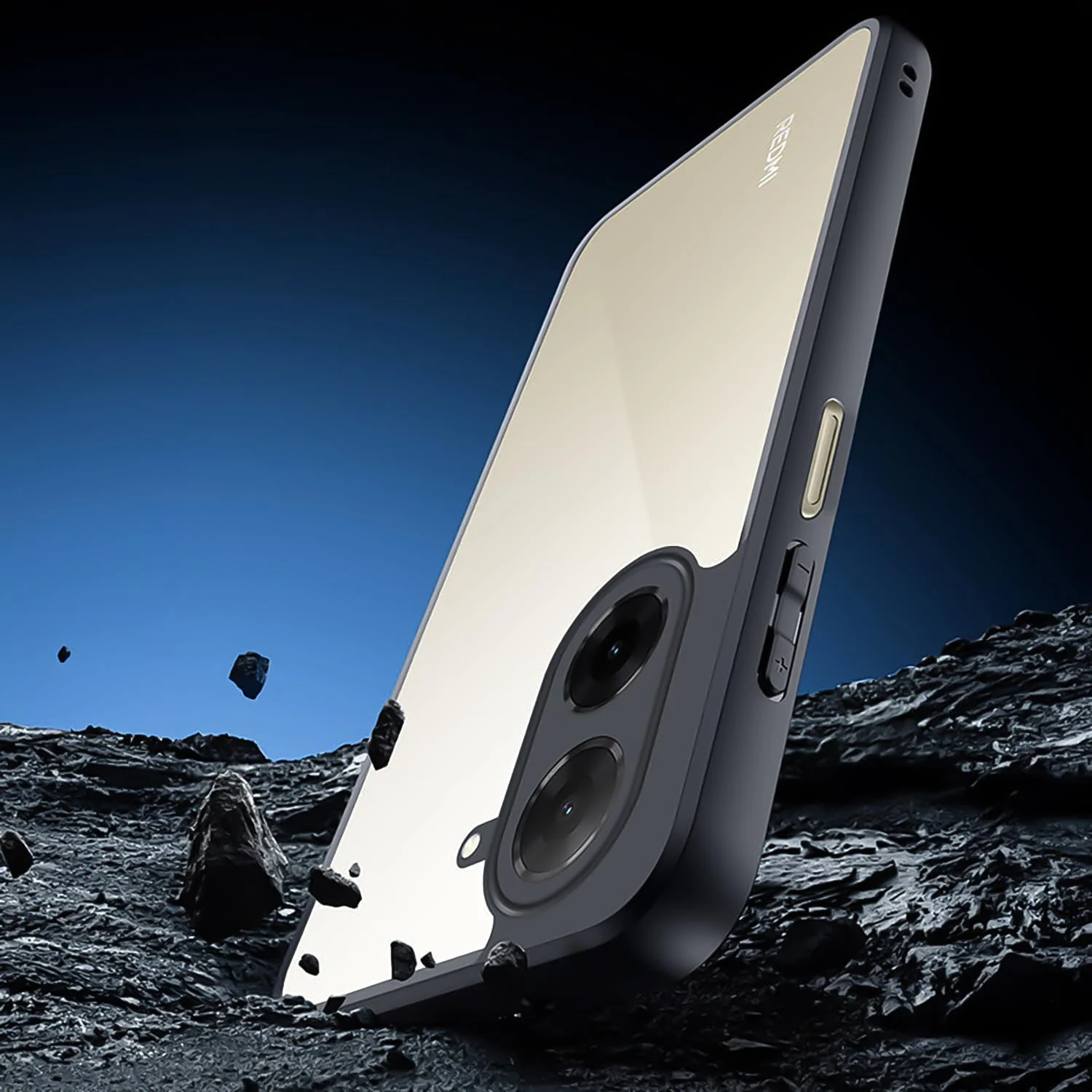 DL3 Mobilak Rugged Protective Case for Xiaomi Redmi A5 4G / Poco C71, Camera protection, Shock-absorbing protection, Scratch-resistant surface - Black