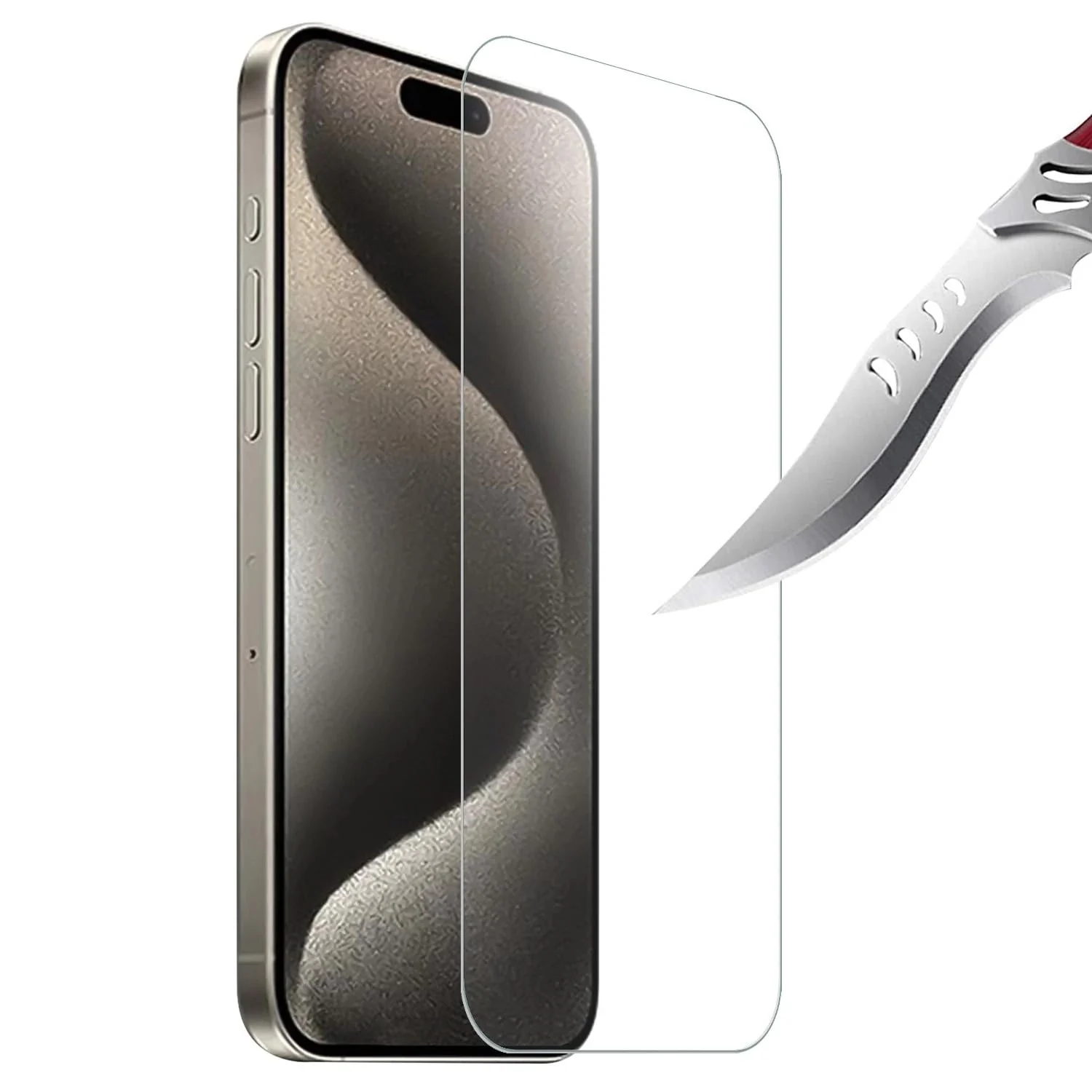 DL3 Mobilak for iPhone 16 Plus 6.7 Inch Tempered Glass Screen Protector, 9H Hardness Anti-Scratch Tempered Glass flim, Case Friendly, Anti-Scratch For - Clear