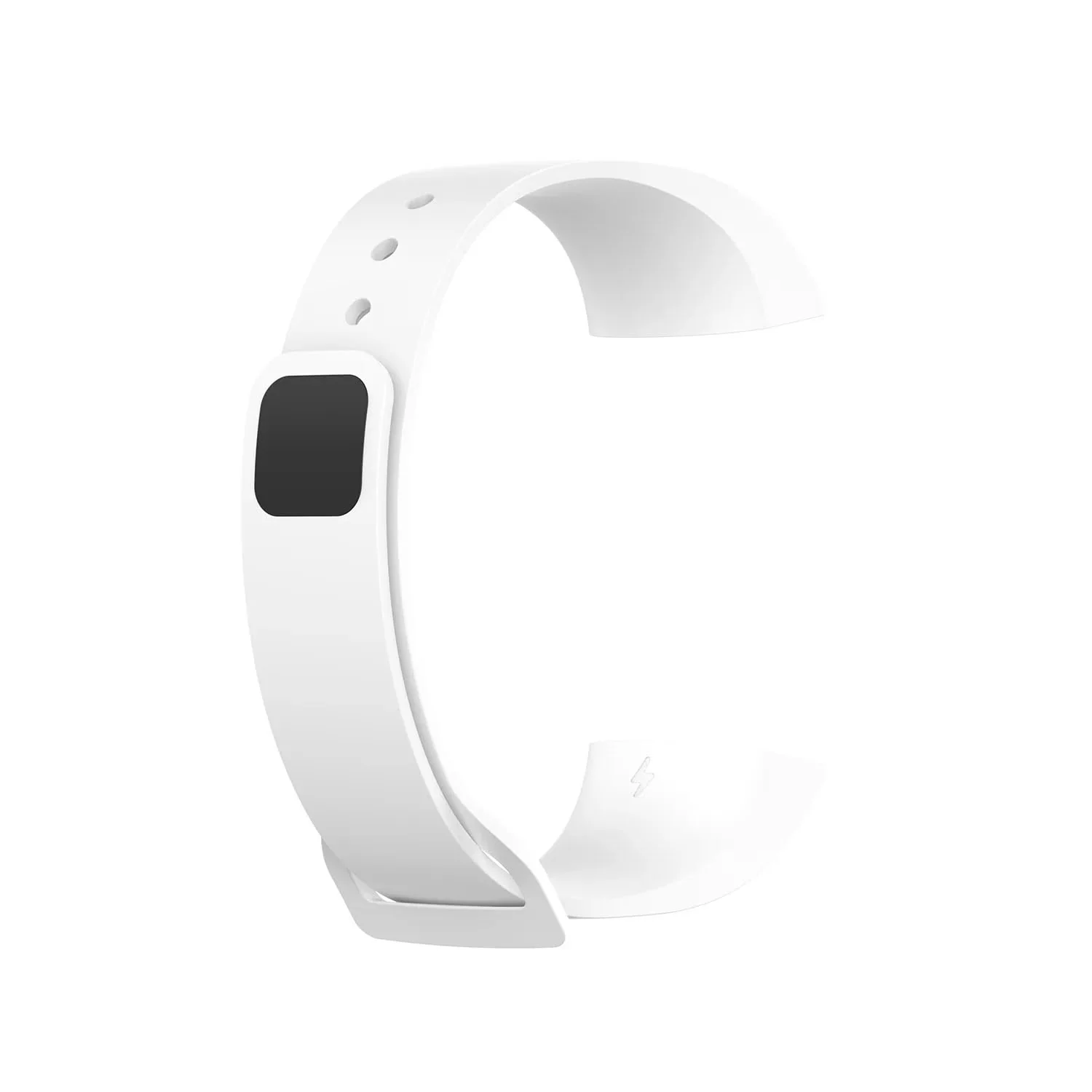 DL3 Mobilak Smart Watch Strap for Xiaomi Mi Band 4C & Redmi Smart Band, Sport Silicone Watch Band Wrist Strap, Replacement Bracelet Wristband Wrist Strap - White