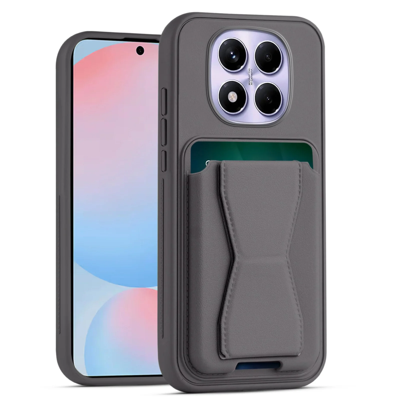 DL3 Mobilak Leather Wallet Case for Xiaomi Redmi Note 15 Pro + Plus 5G, Camera protection, Shock-absorbing protection, Built-in kickstand