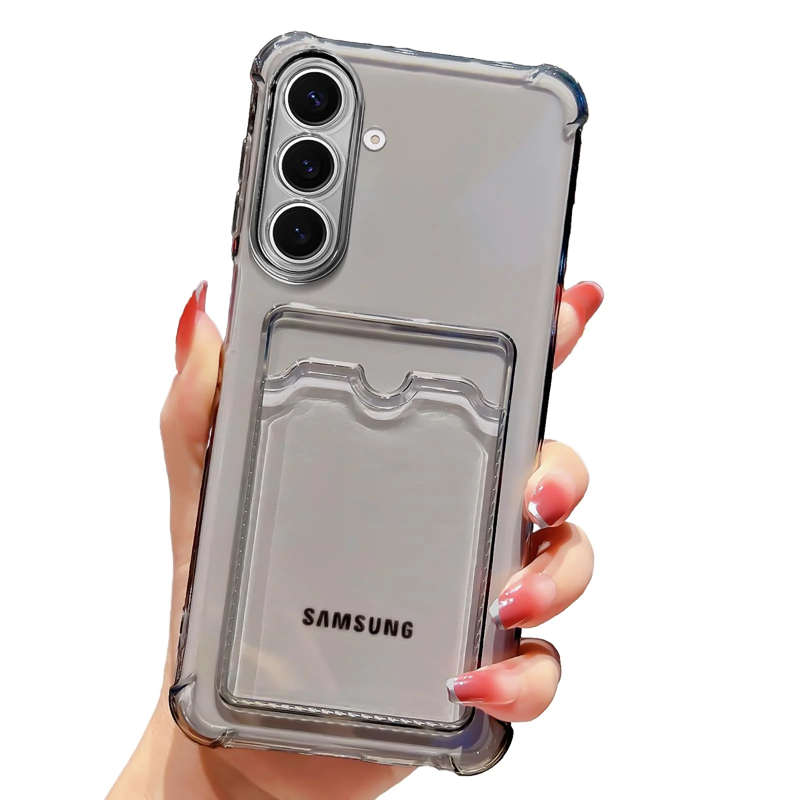 DL3 Mobilak Leather Wallet Case for Samsung Galaxy A36 5G / Galaxy A56 5G, Supports wireless charging, Camera protection, Shock-absorbing protection - Black