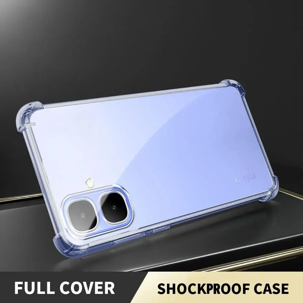 DL3 Mobilak Clear TPU Case for Infinix Smart 10, Camera protection, Shock-absorbing protection, Scratch-resistant surface - Clear