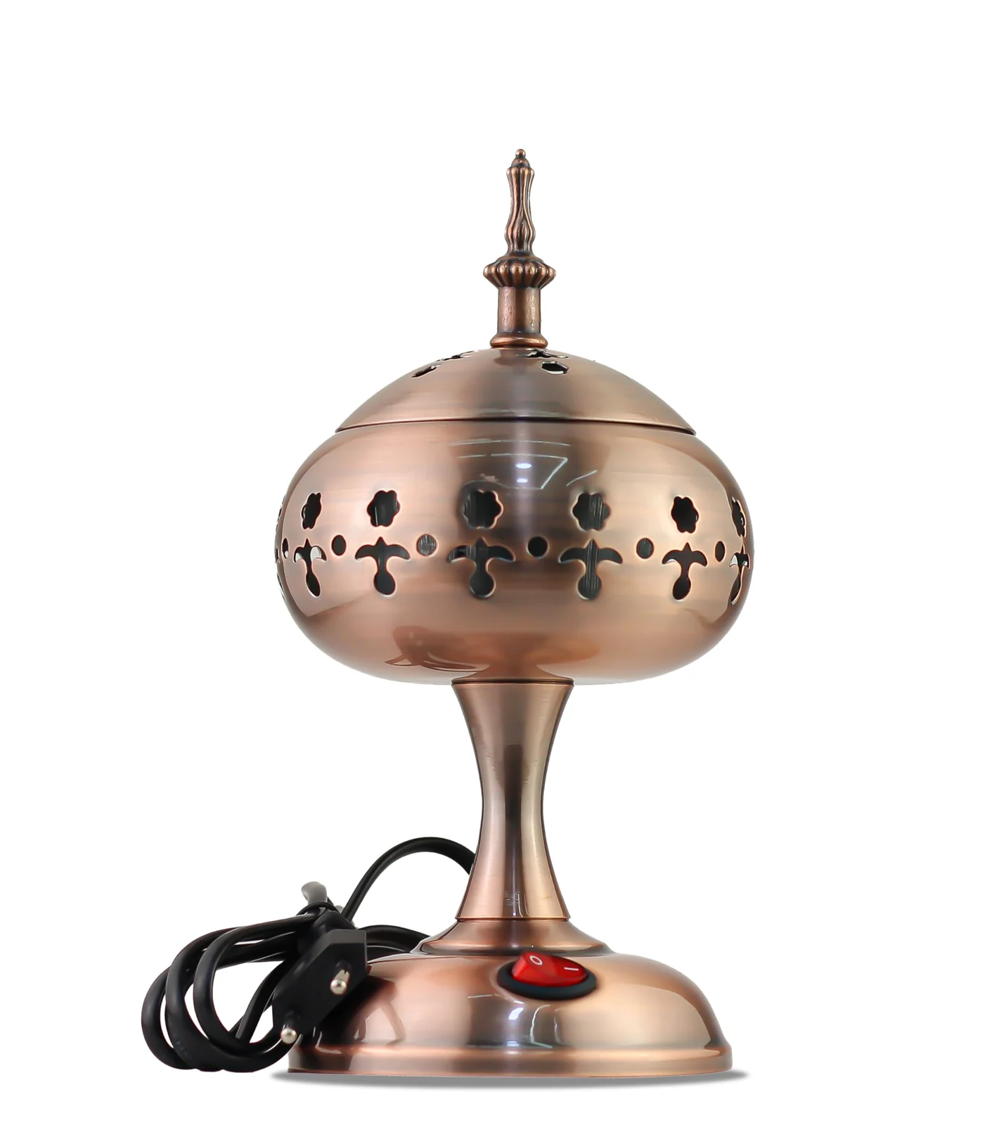 Mobigon Arabian Electric Incense Burners metal Vintage Arabic Burner, Middle Eastern Incense Holder- Electric Incense Burner Bakhoor Suitable For Arabian Oud, Home, Hotel Decor - Style 14