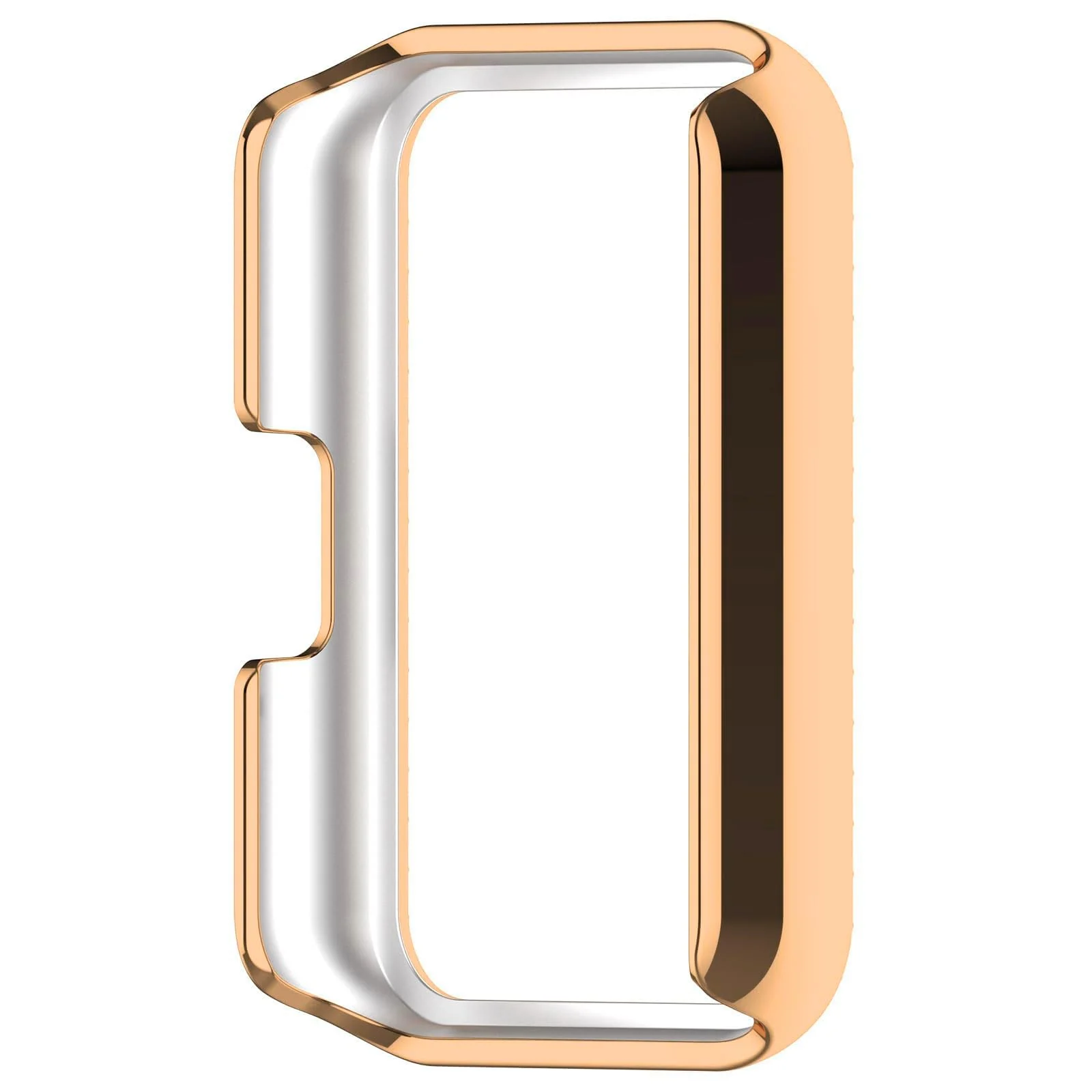 DL3 Mobilak Compatible with Huawei Watch Fit Case Replacement Bling Crystal Protector Case Cover Frame Plating Metal Color PC Shockproof Case Guard Thin Bumper Shell for Huawei Watch Fit - Rose Gold