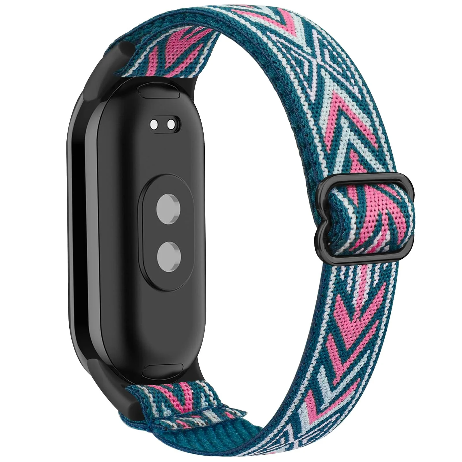 DL3 Mobilak Strap for Xiaomi Mi Band 10 / Xiaomi Mi Band 9 / Xiaomi Mi Band 8, Elastic Nylon Straps, Adjustable Breathable Replacement Bracelet for Xiaomi Smart Band 8/9/10 for Women Men