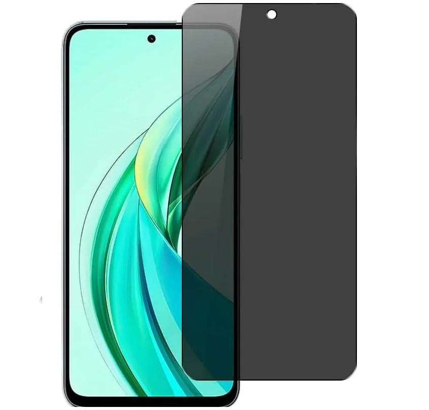 DL3 Mobilak Honor 50 Privacy Screen Protector, Anti-Spy 9H Hardness Tempered Glass Film [Case Friendly] [Bubble Free] - Black