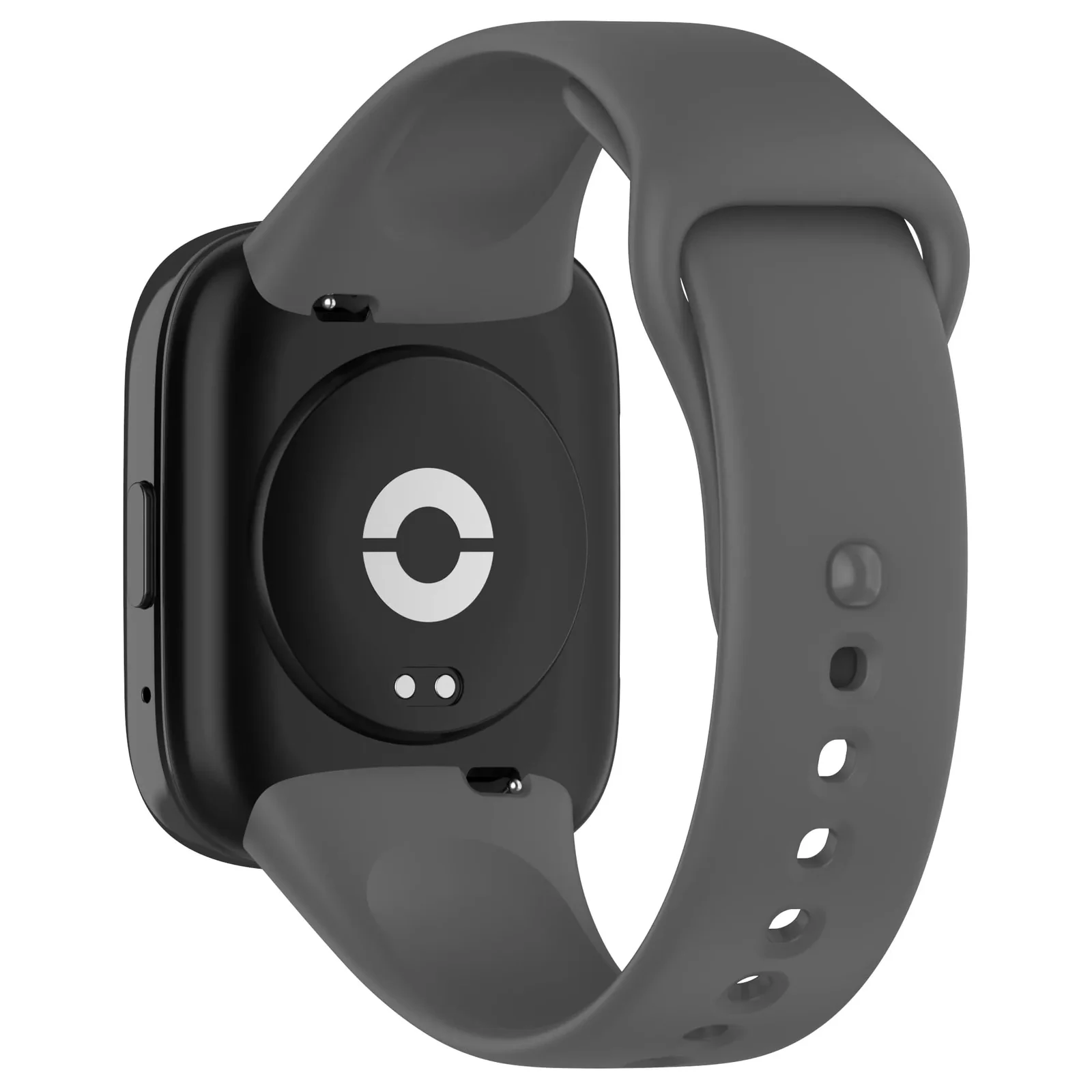 DL3 Mobilak Strap Silicone Compatible With Xiaomi Redmi Watch 3 Active/Redmi Watch 3 Lite, Sport Silicone Watch Band Wrist Strap, Bracelet Wristband Wrist Strap - Space Grey