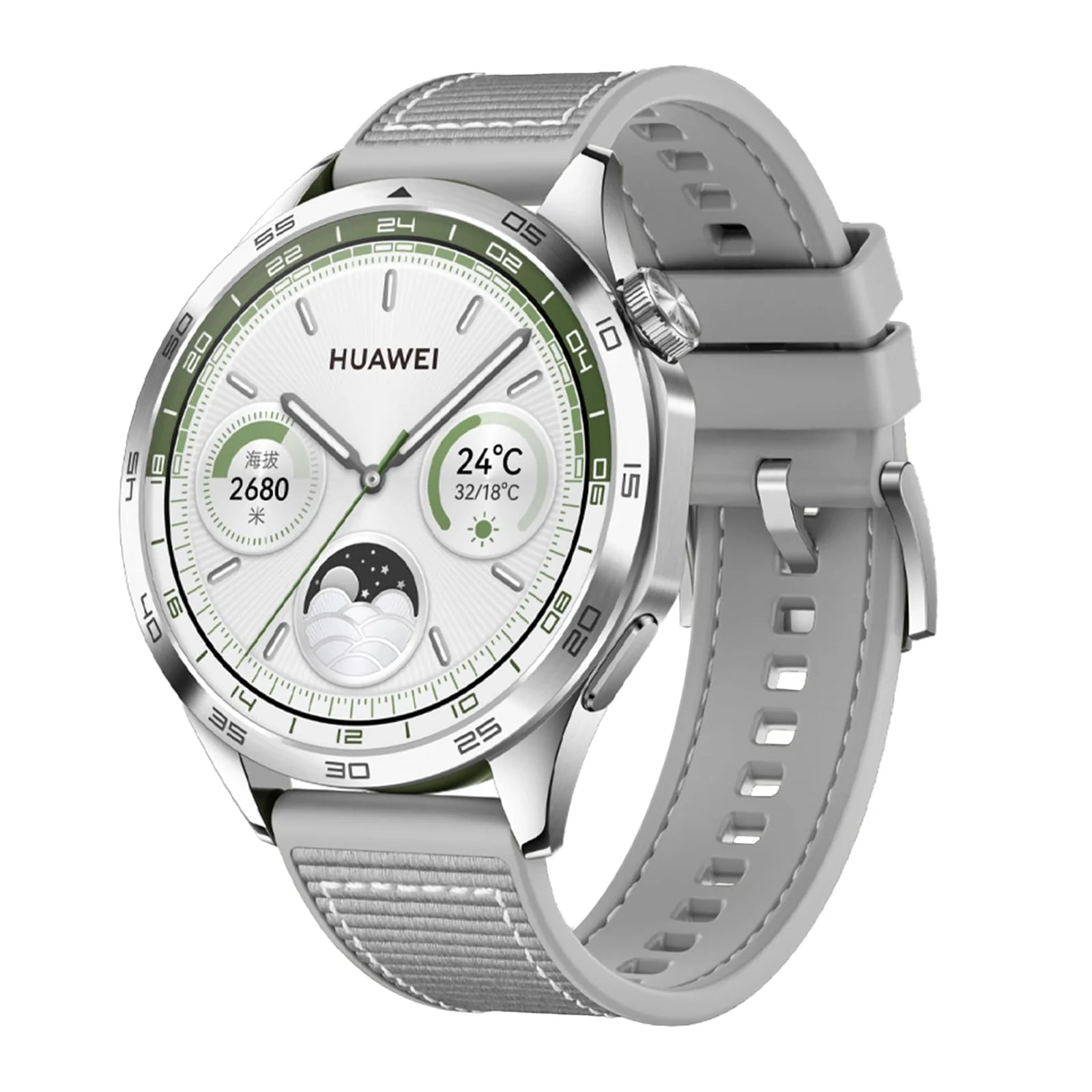 DL3 Mobilak 22mm Sport Band for Samsung Galaxy Watch 3 45mm/Watch 46mm/Gear S3/Huawei watch GT4 GT3 46MM/Huawei Watch 3/4/GT2E/GT2 Pro/GT GT2 46MM/Amaz fit GTR 4/3/3Pro/2/2e, Soft Silicone Nylon Wrist Strap - Gray