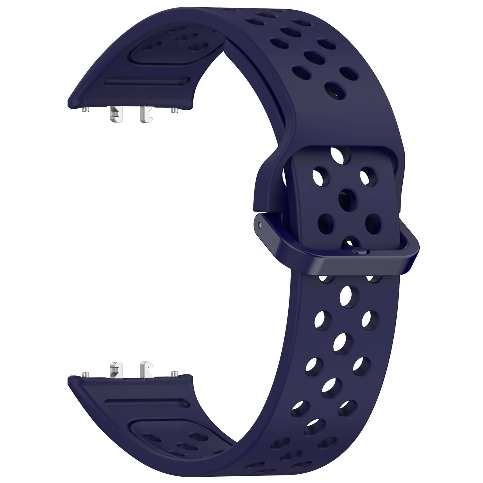 DL3 Mobilak Strap for Samsung Galaxy Fit 3 SM-R390, Women Men Armband, Two Colours Silicone Adjustable Replacement Soft Strap for Samsung Galaxy Fit 3 SM-R390 Fitness Tracker - Dark Blue