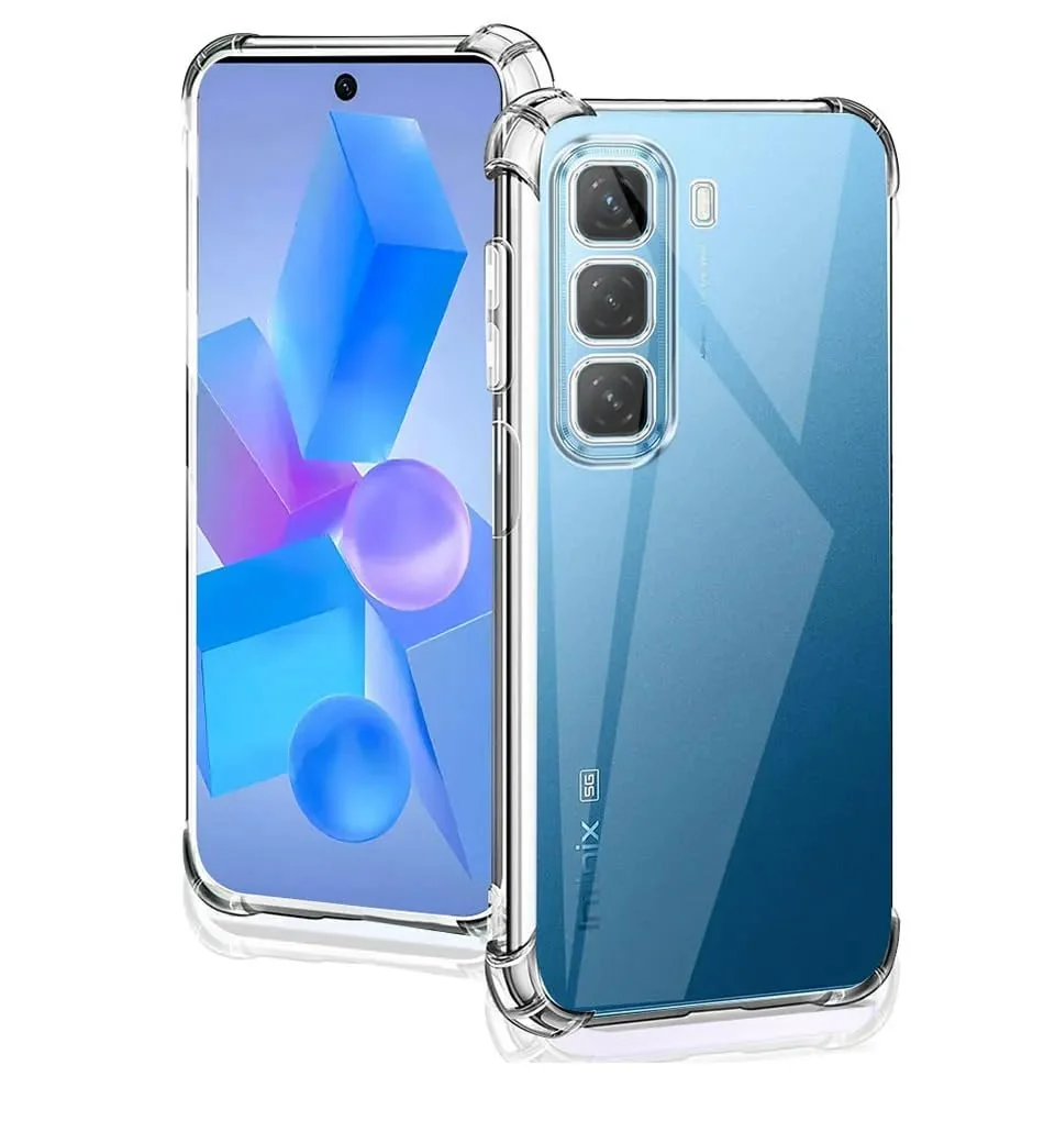 DL3 Mobilak Clear TPU Case for Infinix Hot 50, Camera protection, Shock-absorbing protection, Scratch-resistant surface - Clear