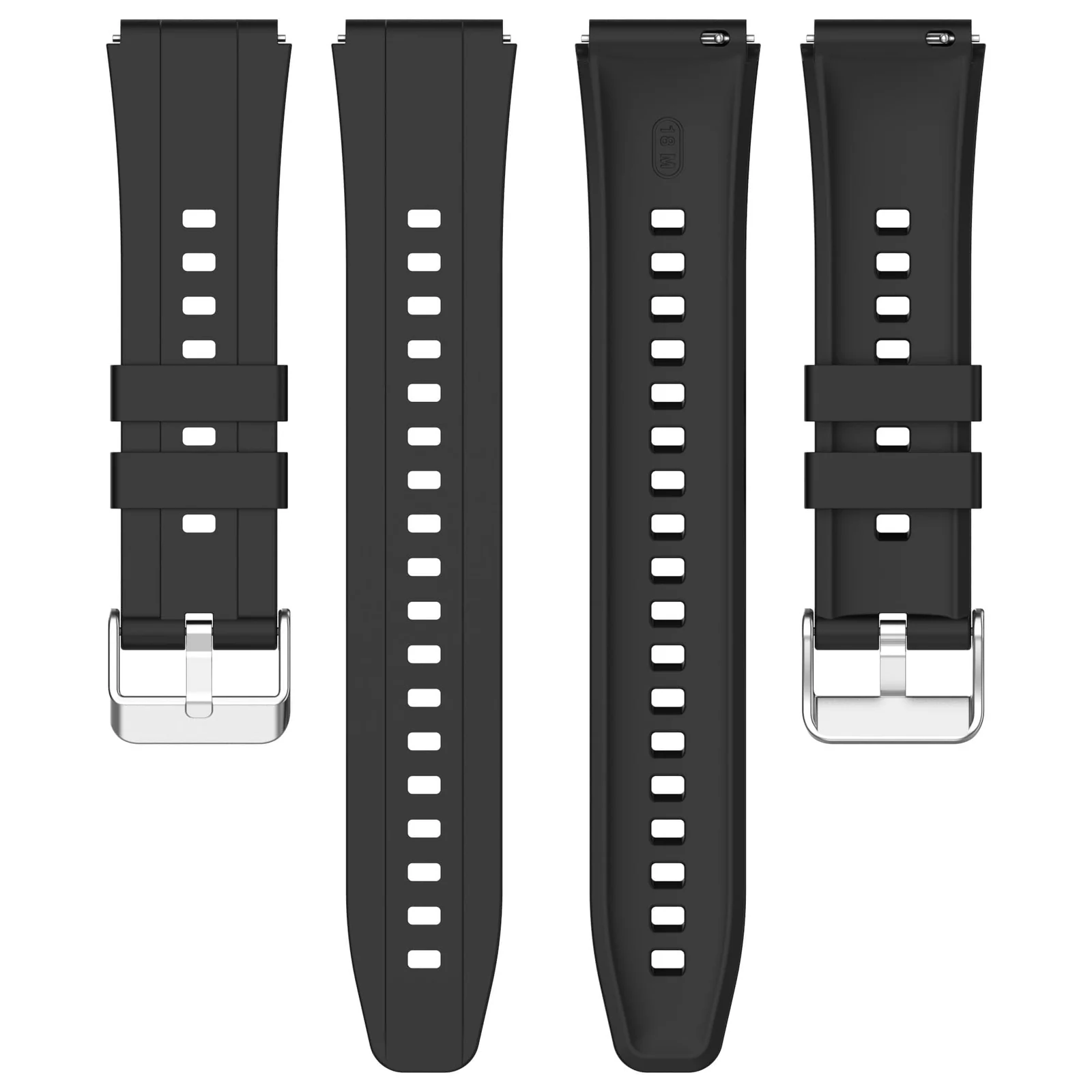 DL3 Mobilak Strap Compatible with Huawei Watch GT5 Pro 42mm / GT5 41mm / GT4 41mm / Garmin Venu 3S / Forerunner 265S / Fossil Women's Gen 6, 18mm Soft Silicone Replacement Bands - Green