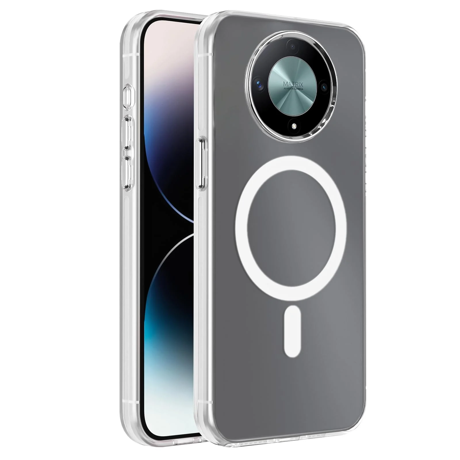DL3 Mobilak Case For Honor X9b / Honor Magic 6 Lite Case Crystal [Not Compatible with MagSafe] Soft TPU Gel Case Flexible Silicone Anti-Scratch TPU Cover - Clear