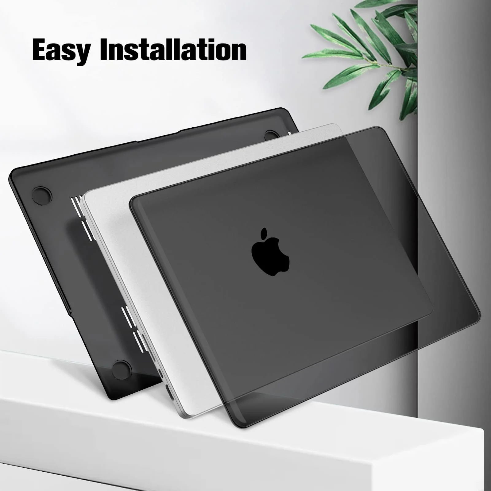 DL3 Mobilak Compatible with MacBook Pro 13 inch Case 2024 2023 2022-2016 M2 M1 A2338 A2289 A2251 A2159 A1989 A1706 A1708 with/without Touch Bar, Protective Plastic Hard Shell Case Cover - Black