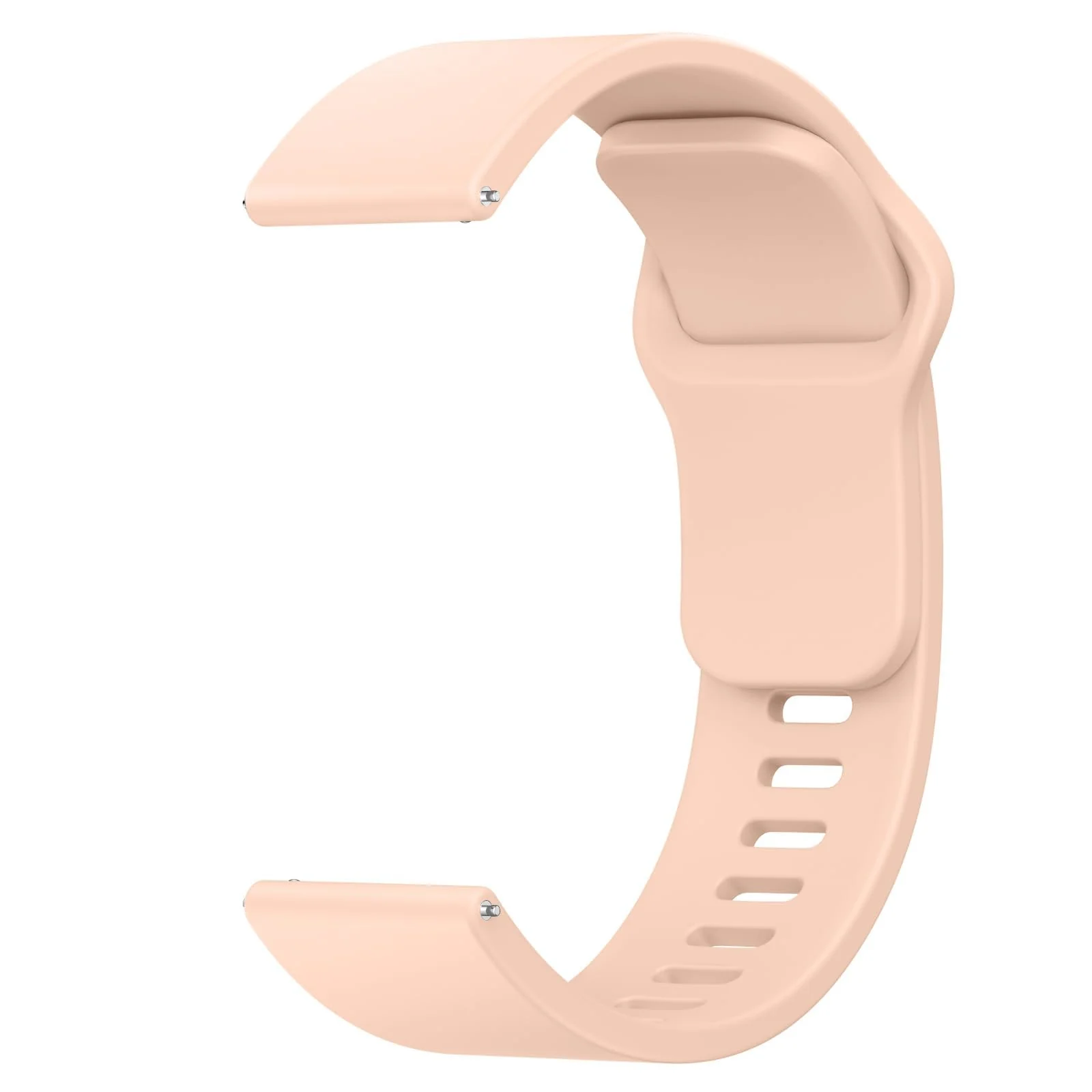 DL3 Mobilak Strap for Xiaomi Redmi Watch 5 Active/Redmi Watch 5 Lite, 22mm Adjustable Quick Release Silicone Replacement Watch Band Straps Wristbands Bracelet for Women Men - Pink