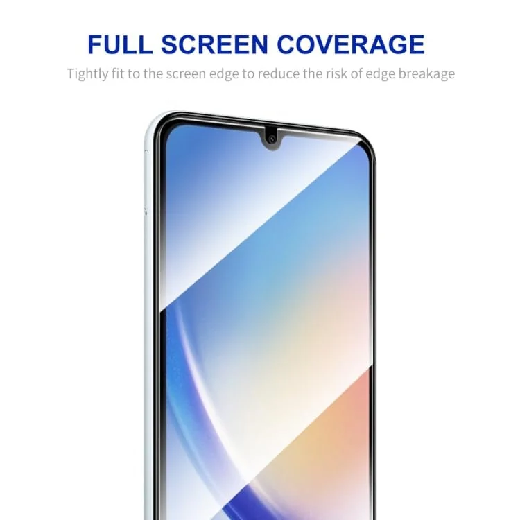 DL3 Mobilak 5D Full Glass Screen Protector For Samsung Galaxy A22 4G / Samsung M32 4G Black Frame - Clear