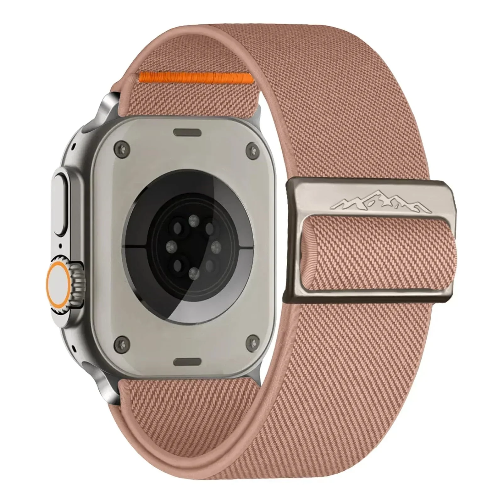 DL3 Mobilak Solo Loop Nylon Band Compatible with Apple Watch Ultra 2/Ultra Band 49mm 45mm 46mm 44mm 42mm for Men Women, Soft Fabric Braided Elastic Sport Strap for iWatch Series SE 10/9/8/7/6/5/4