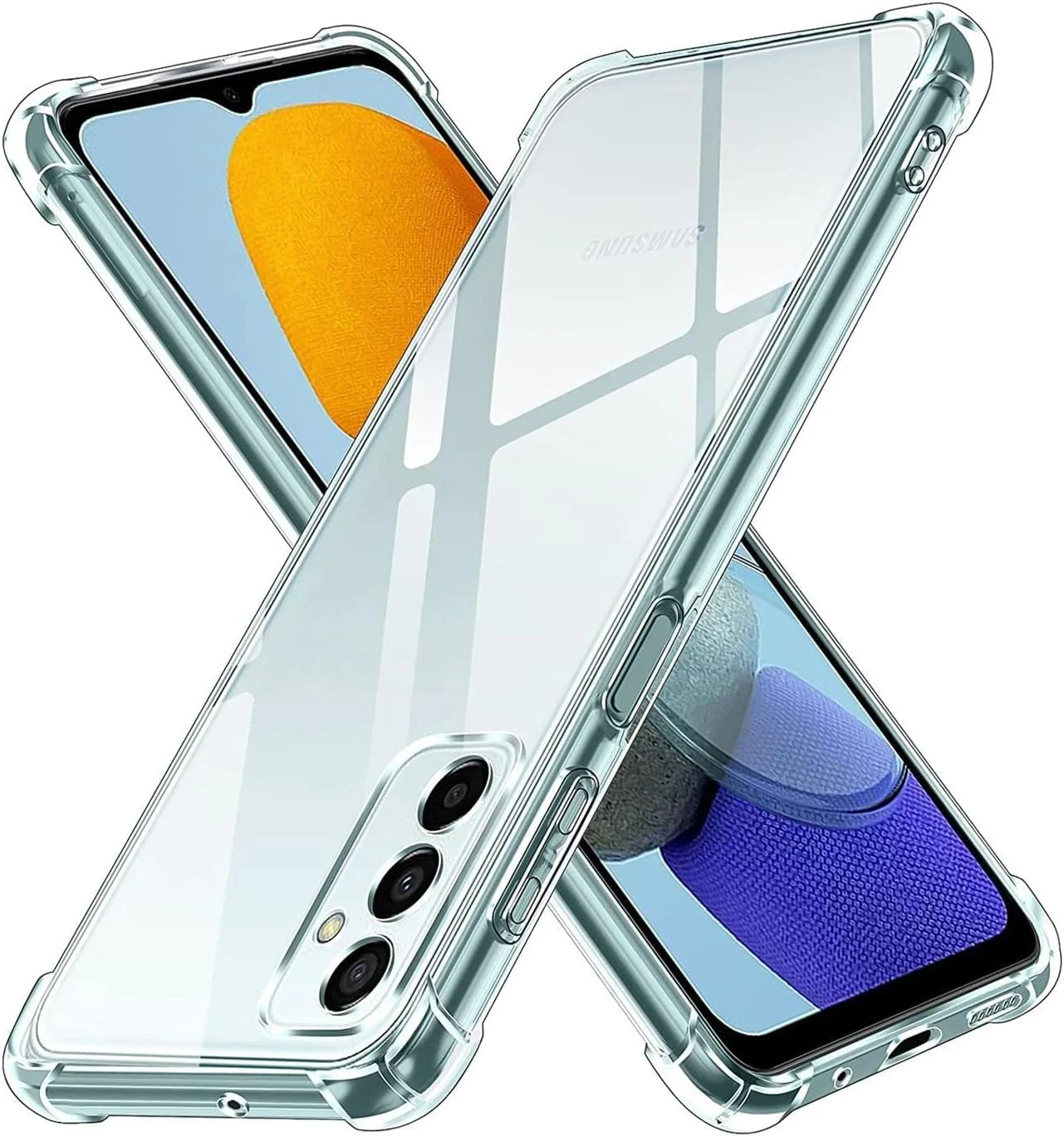 DL3 MOBILAK Clear Soft TPU Phone Case for Samsung Galaxy M52 5G - Clear