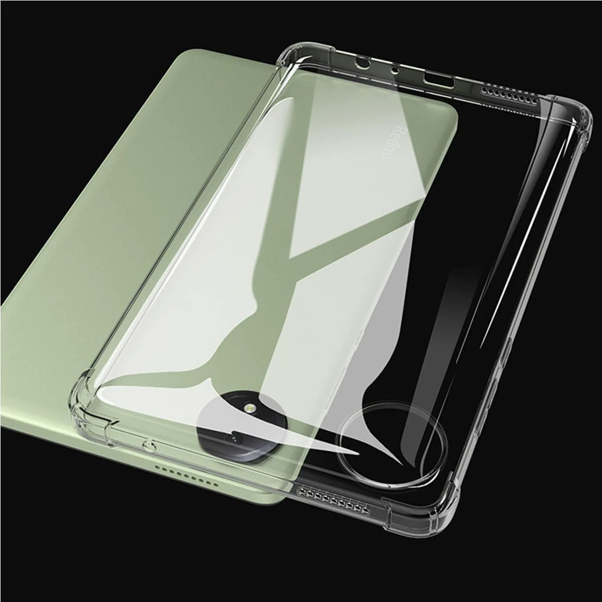 "Mobigon Case For Huawei Matepad Pro 13.2"" 2025, Ultra Thin Silicone Shockproof Back Shell HD TPU Protective Cover - Clear"