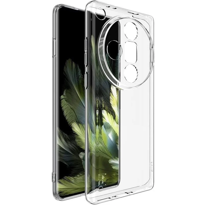 DL3 Mobilak Case Compatible with OPPO Find X7 ultra 5G Case Crystal Soft TPU Gel Case Flexible Silicone Anti-Scratch Camera Protection TPU Cover - Clear