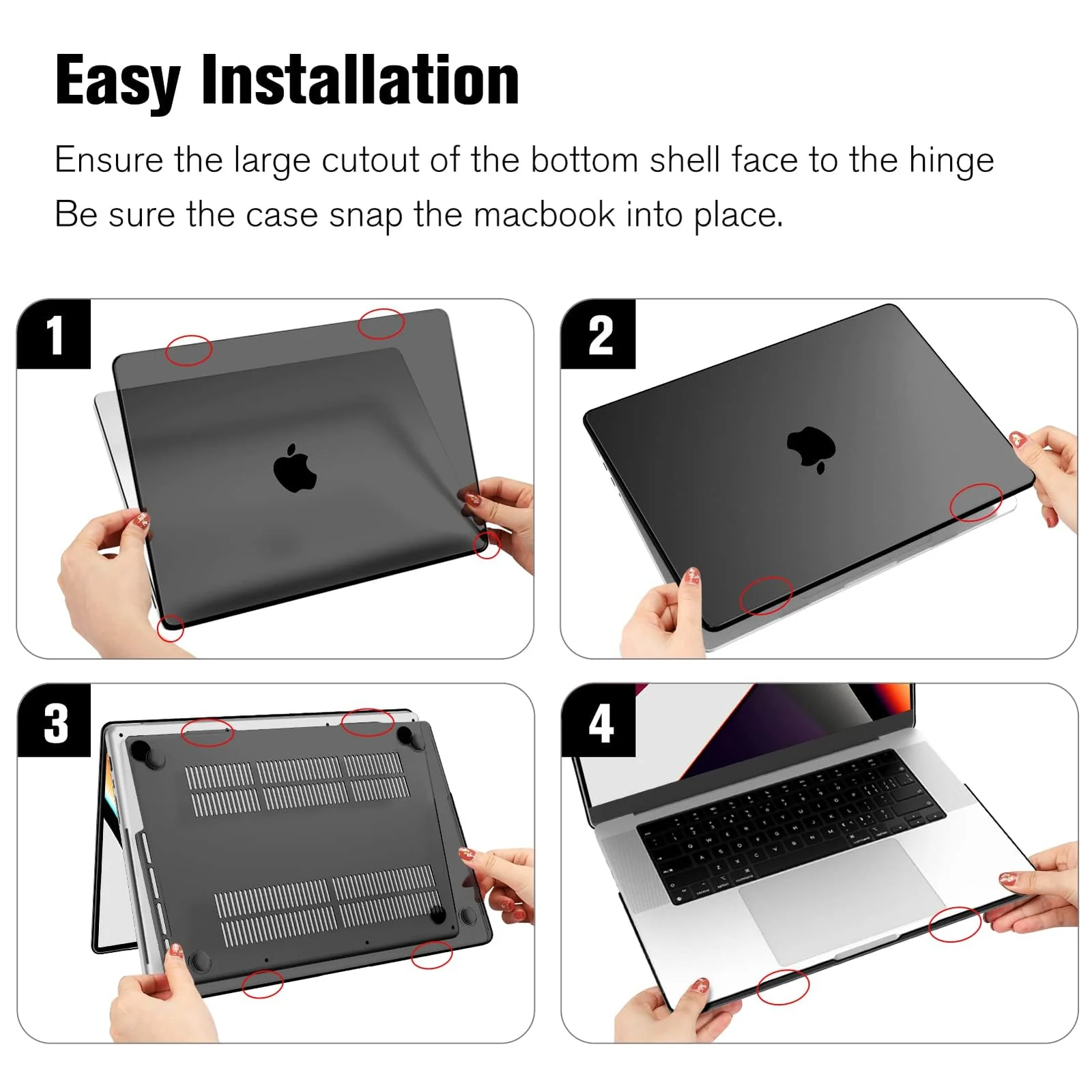 DL3 Mobilak Compatible with MacBook Pro 13 inch Case 2024 2023 2022-2016 M2 M1 A2338 A2289 A2251 A2159 A1989 A1706 A1708 with/without Touch Bar, Protective Plastic Hard Shell Case Cover - Black