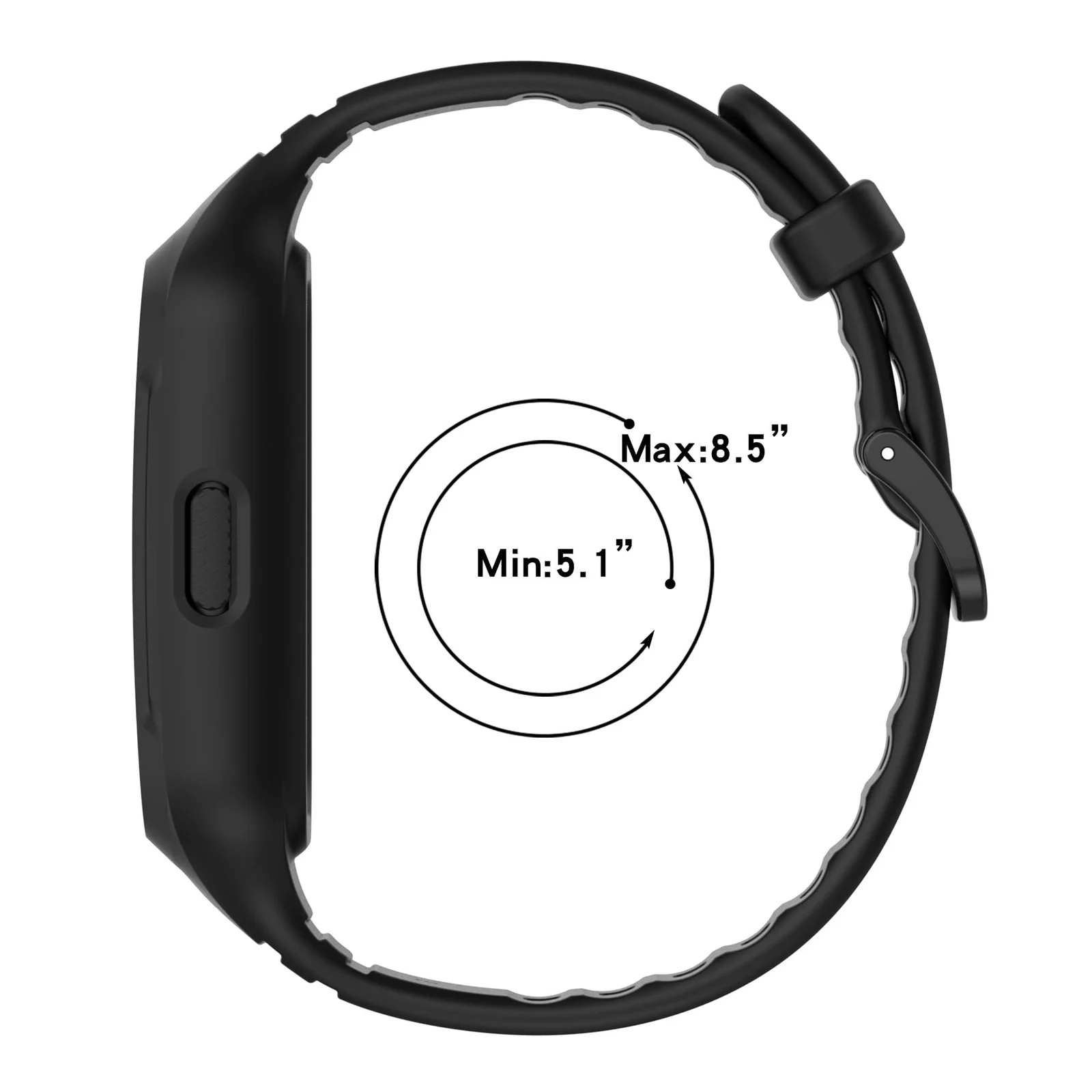 DL3 Mobilak Strap Compatible with Huawei Band 10/9/8/7/6/6 Pro, Adjustable Replacement Strap - Silicone Replacement Wrist Strap With Built-in Case Cover For Honor Band 6/7 - Black - Army Green