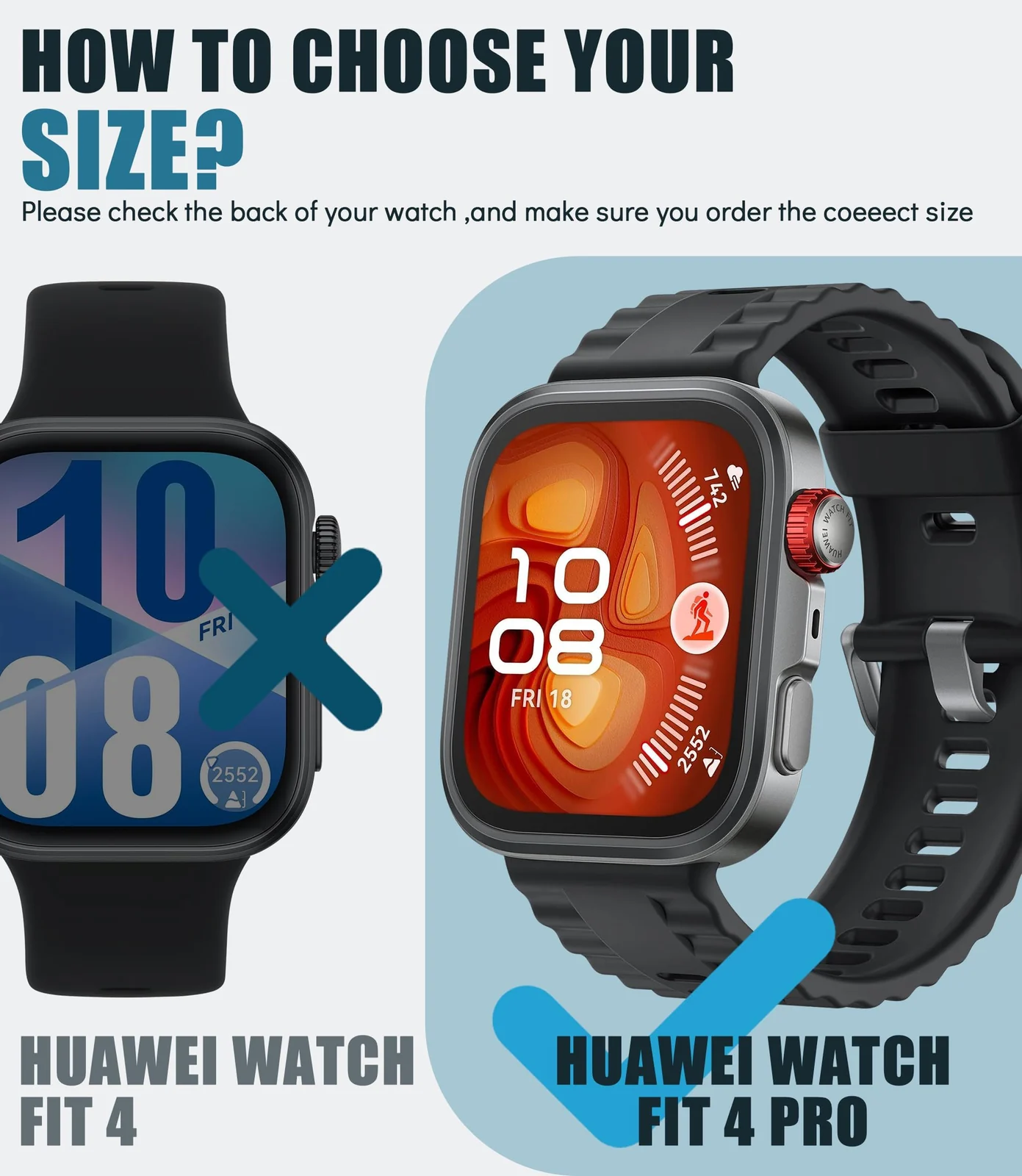 DL3 Mobilak Case Compatible with Huawei Watch Fit 4 Pro, Full Coverage Slim Hard Case Protective Bumper Built-in Tempered Glass Screen Protector Shell for Huawei Watch Fit 4 Pro - Clear
