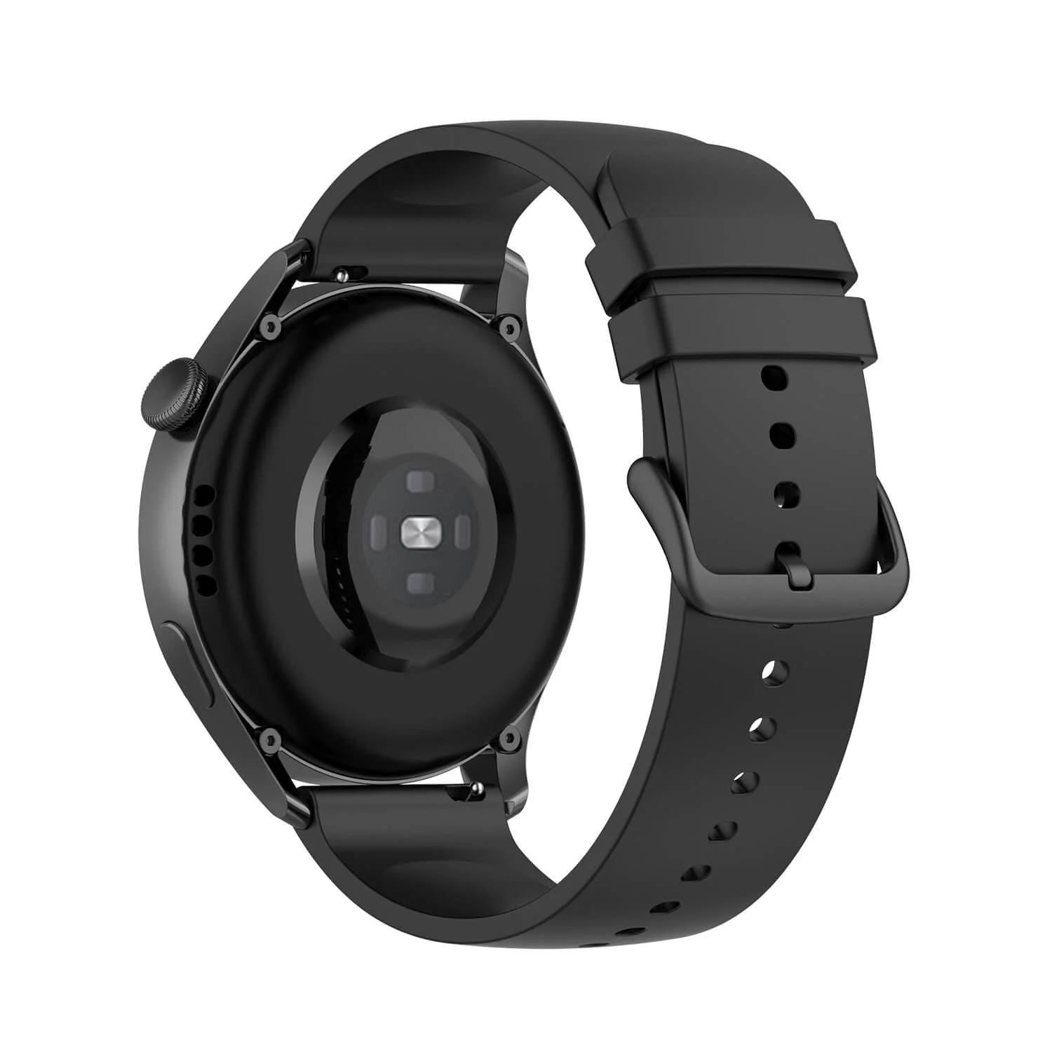 DL3 Mobilak Silicone Buckle Band 22MM Strap For Xiaomi Redmi Watch 5 Active/5 Lite/Samsung Galaxy Watch 3 45mm/Watch 46mm/Gear S3/Huawei watch GT5 GT4 GT3 GT2 GT 46MM/GT2E/GT3 Pro GT 5 Pro - Black