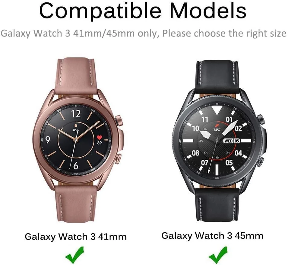 DL3 Mobilak Case Compatible with Samsung Galaxy Watch 3 45mm Case All-Around Screen Protector Watch Soft TPU Shockproof Cover Slim Guard Thin Bumper Shell Protector - Black
