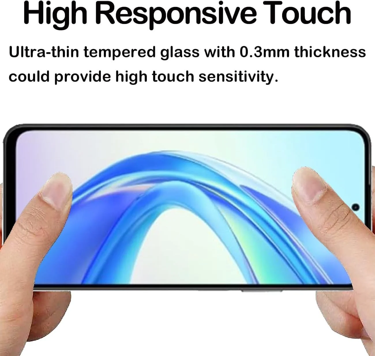 DL3 Mobilak Honor X7b Privacy Screen Protector, Anti-Spy 9H Hardness Tempered Glass Film [Case Friendly] [Bubble Free] - Black