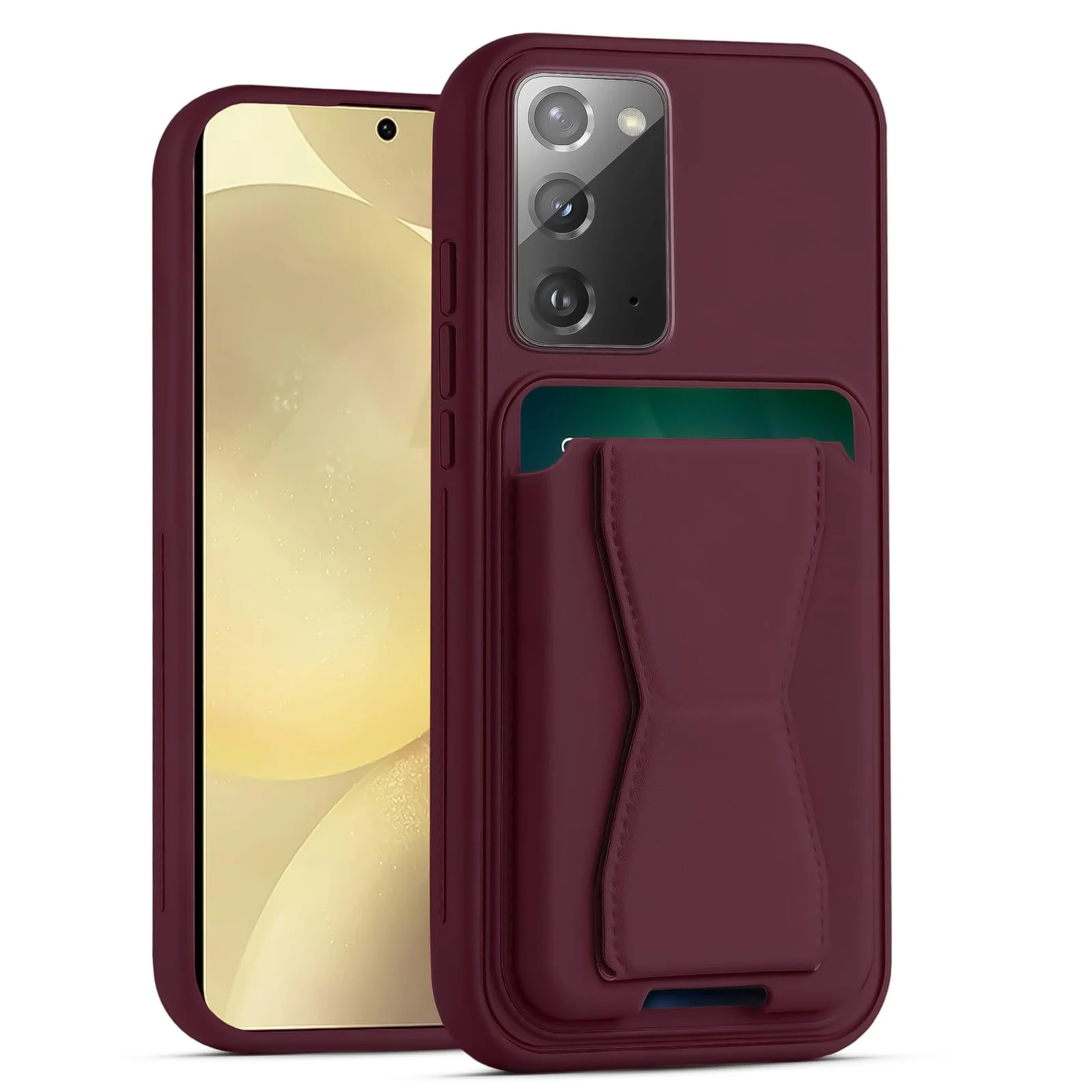 DL3 Mobilak Leather Wallet Case with Card Slot for Samsung Galaxy Note 20 5G with Camera Protection and Shockproof Design