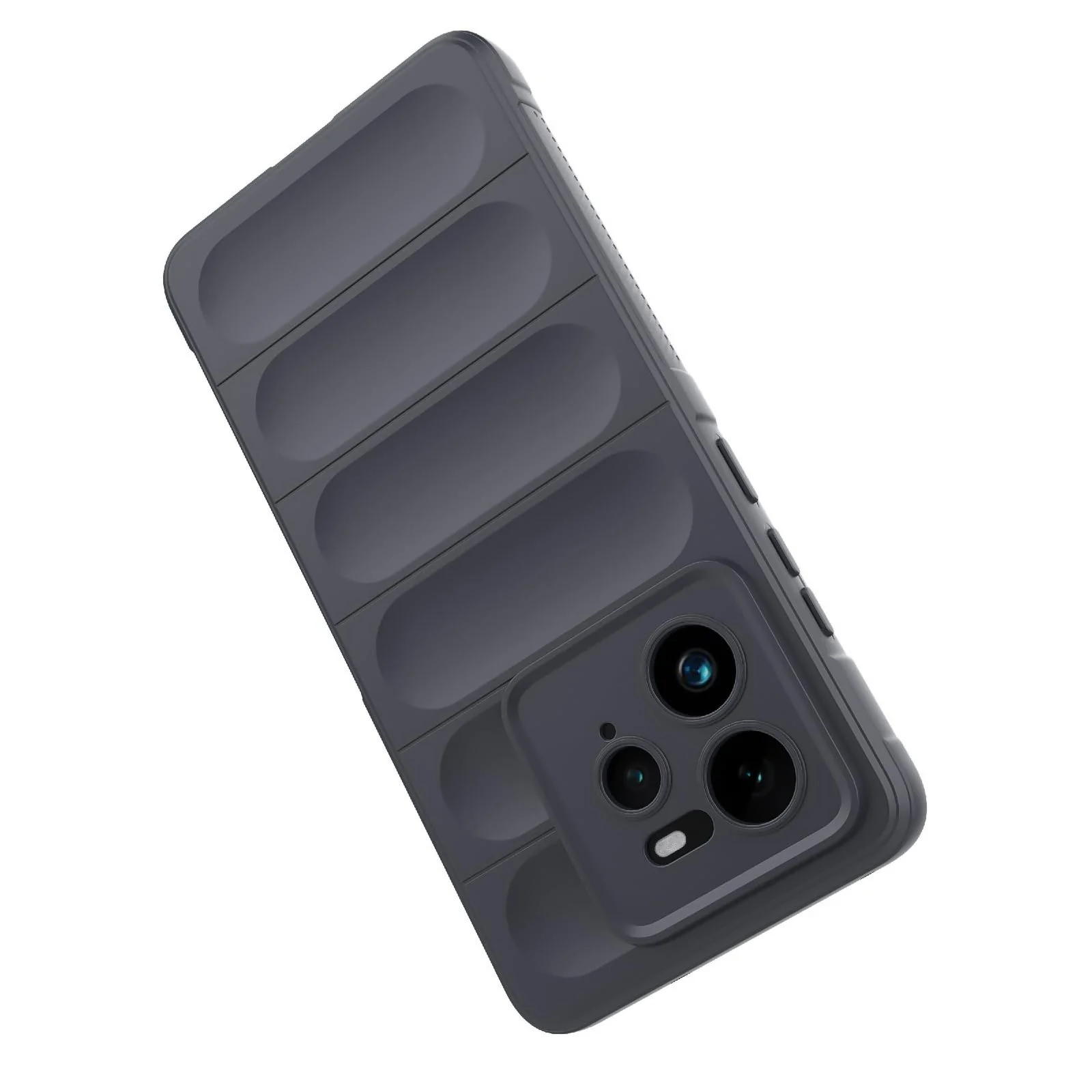 DL3 Mobilak Flexible Silicone and TPU Protective Case with Camera Protection for realme GT 7 Pro 5G - Dark Gray